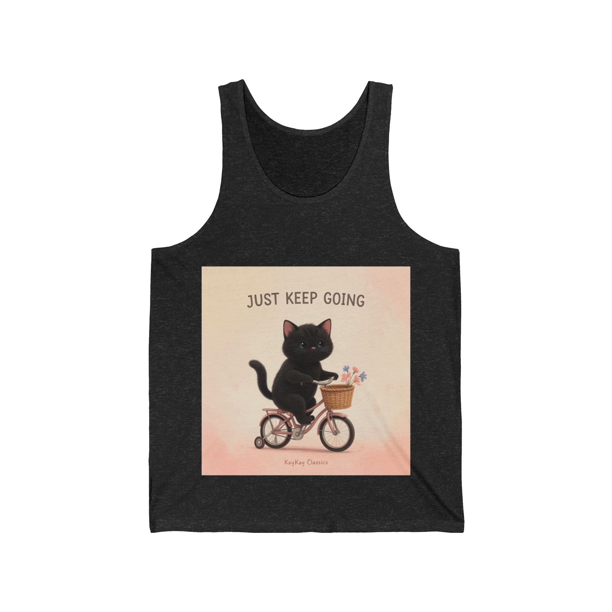 "Life Behind Bars" Black Cat Tank Top | College Girl Gift | Fashion | KayKay Classics