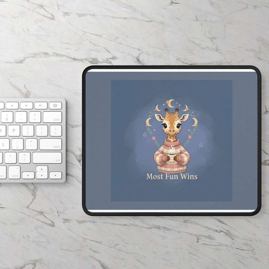 Giraffe Mouse Pad – Most Fun Wins