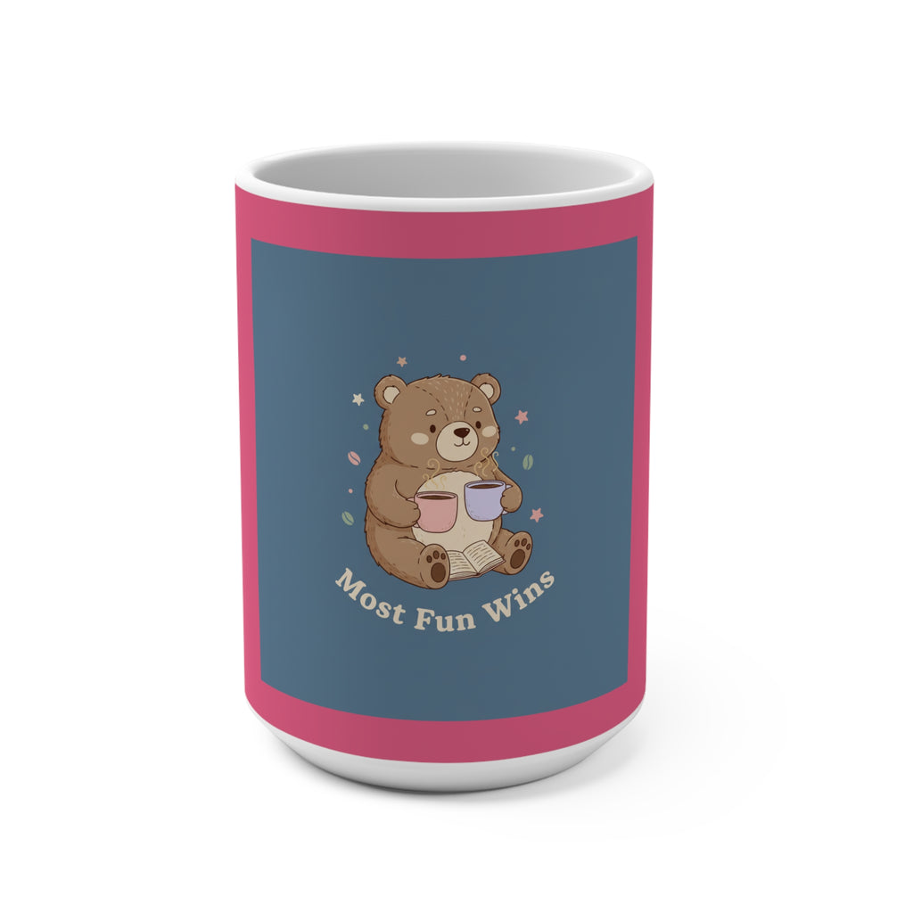 Bear Mug 15oz – Most Fun Wins