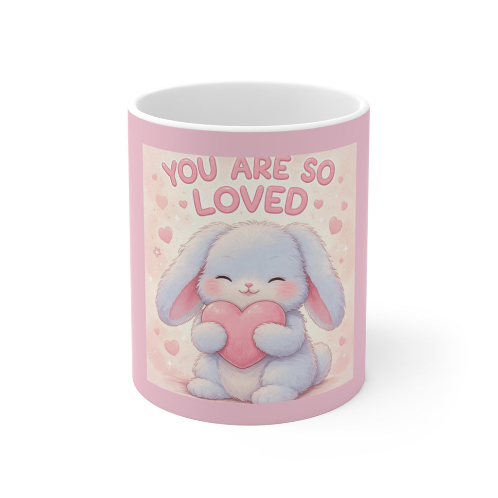 "YOU ARE SO LOVED" Black Cat Mug | Trendy Gift for Her | Drinkware | KayKay Classics