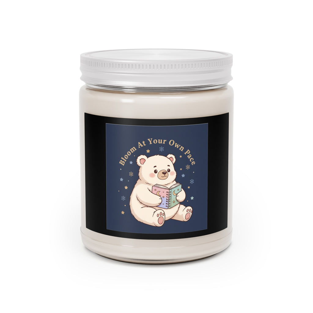Bear Scented Candle – Bloom at Your Own Pace