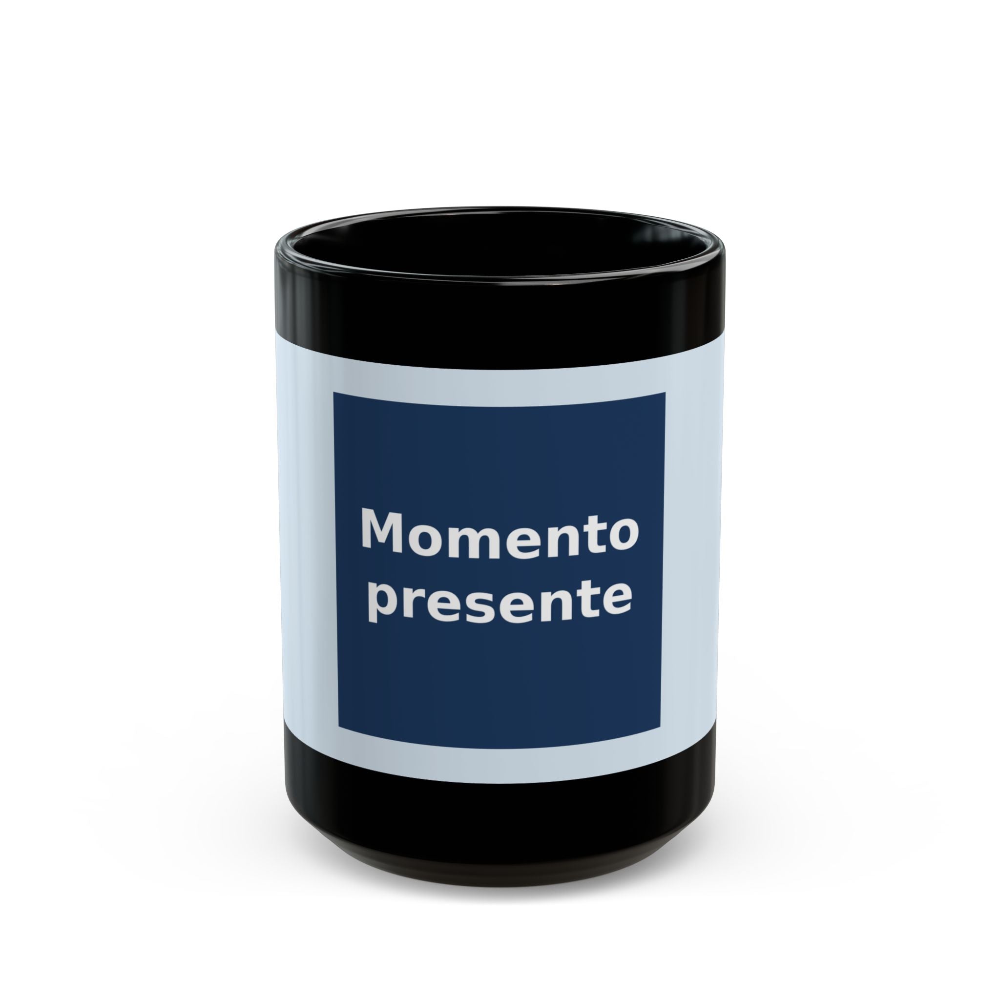 "Momento presente" Black Cat Black Mug | College Girl Gift | Fashion | KayKay Classics