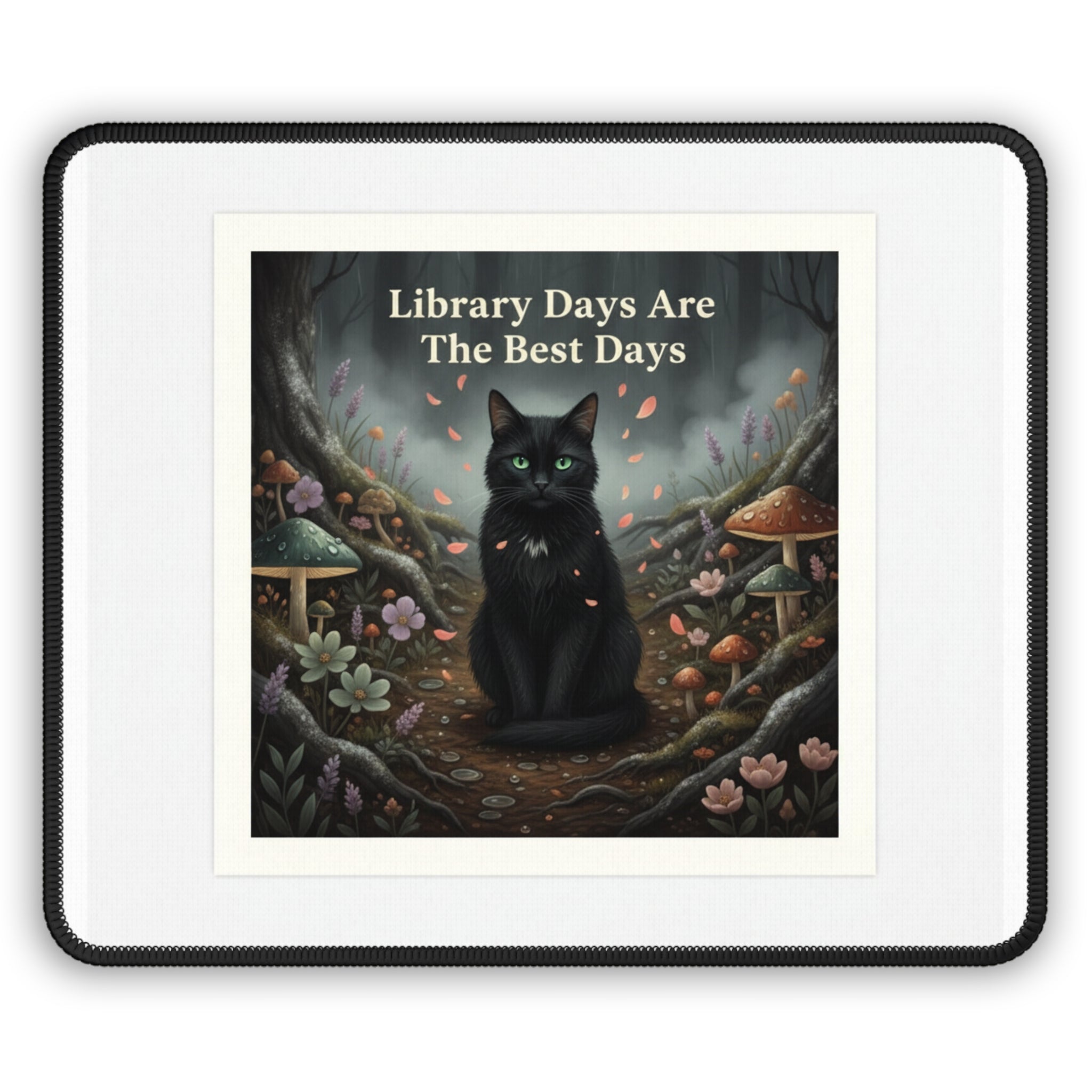 Cat Mouse Pad – Library Days Are the Best Days