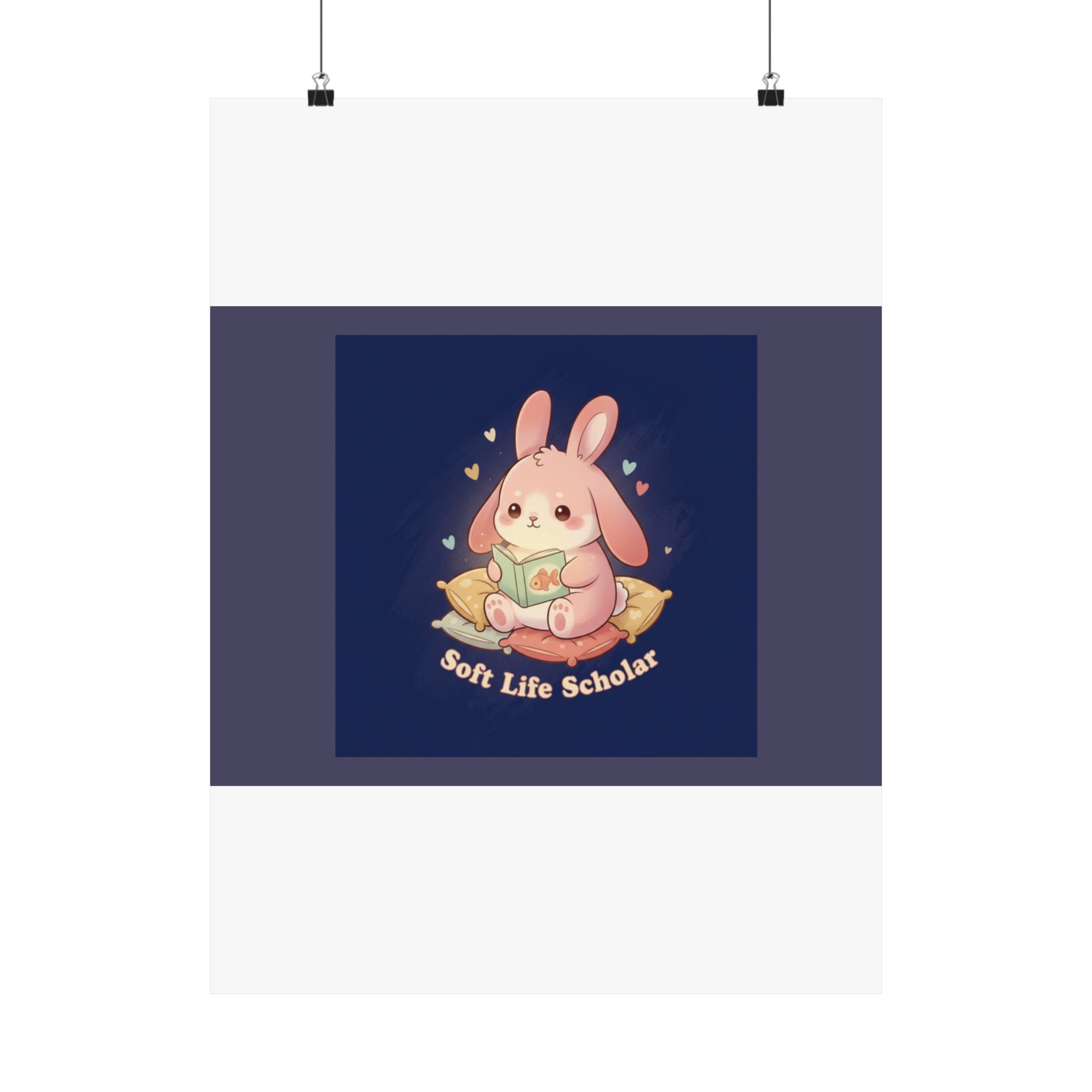Bunny Poster – Soft Life Scholar