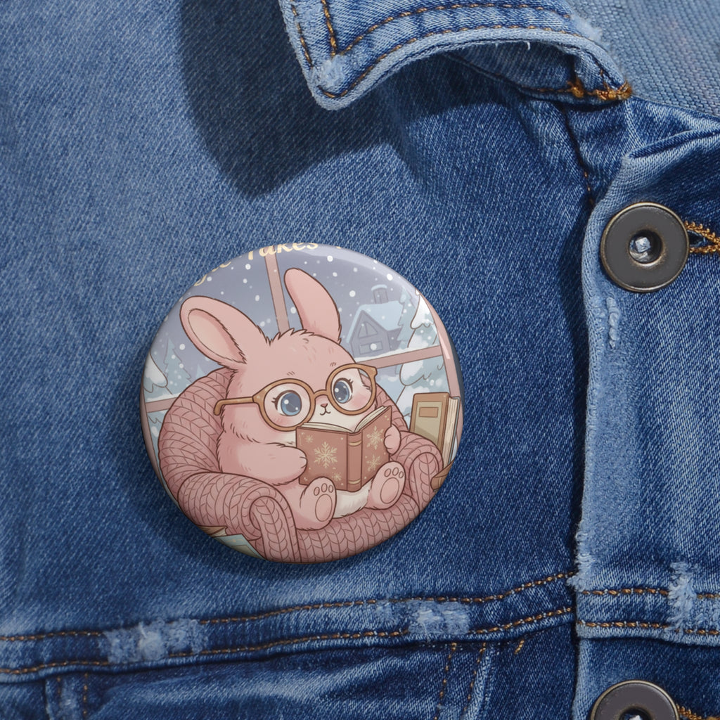 Bunny Pin Button – Magic Takes Time