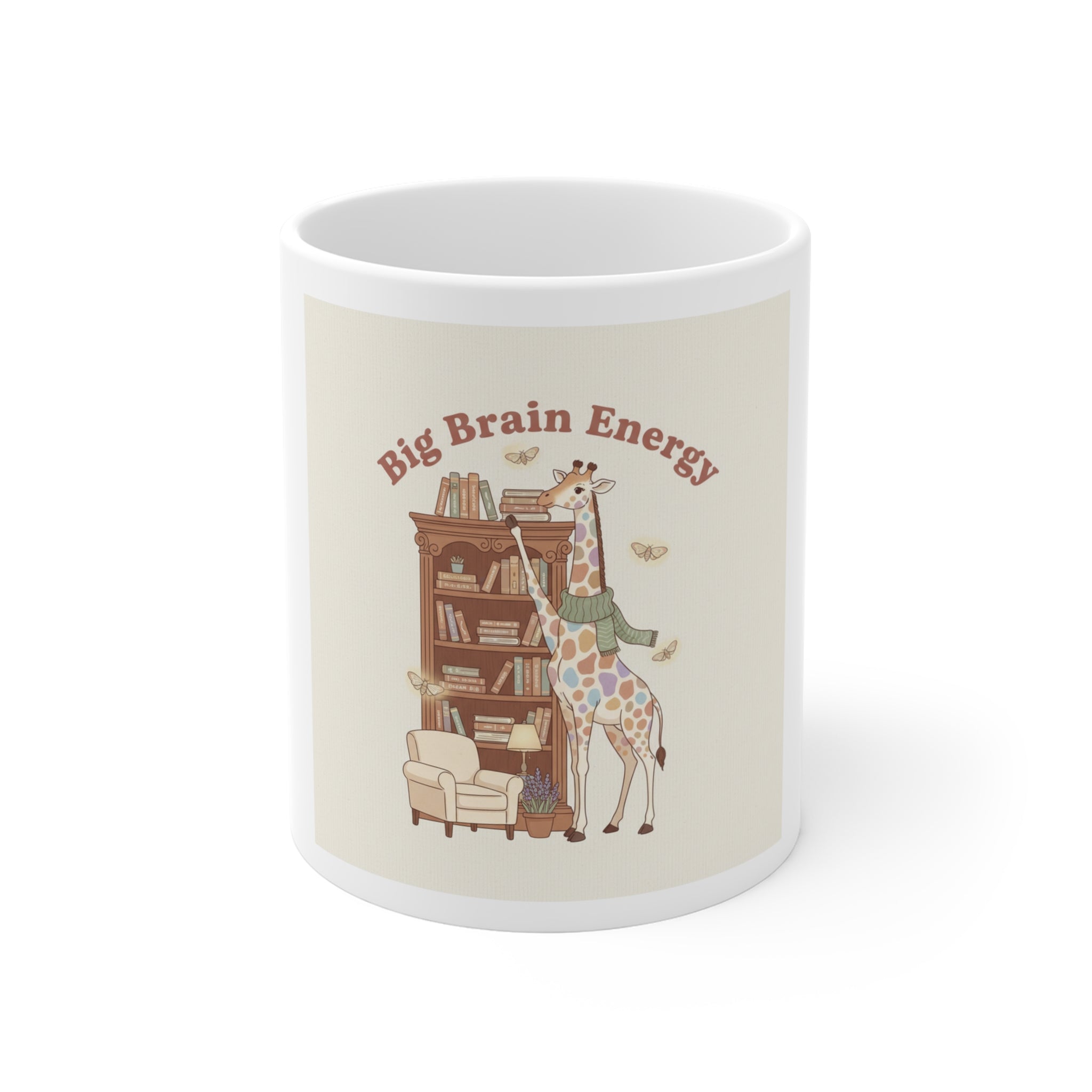 Big Brain Energy Giraffe Mug 11oz