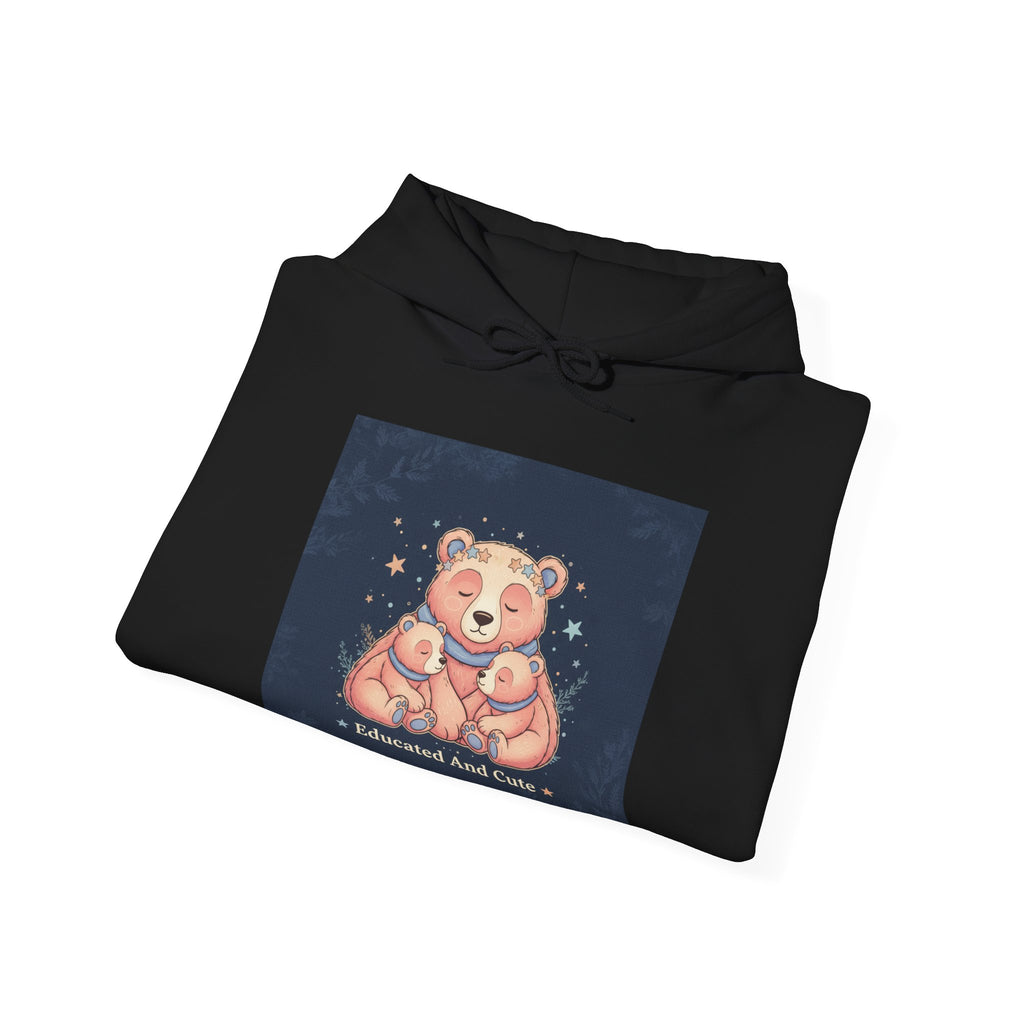 Educated And Cute Bear Hoodie