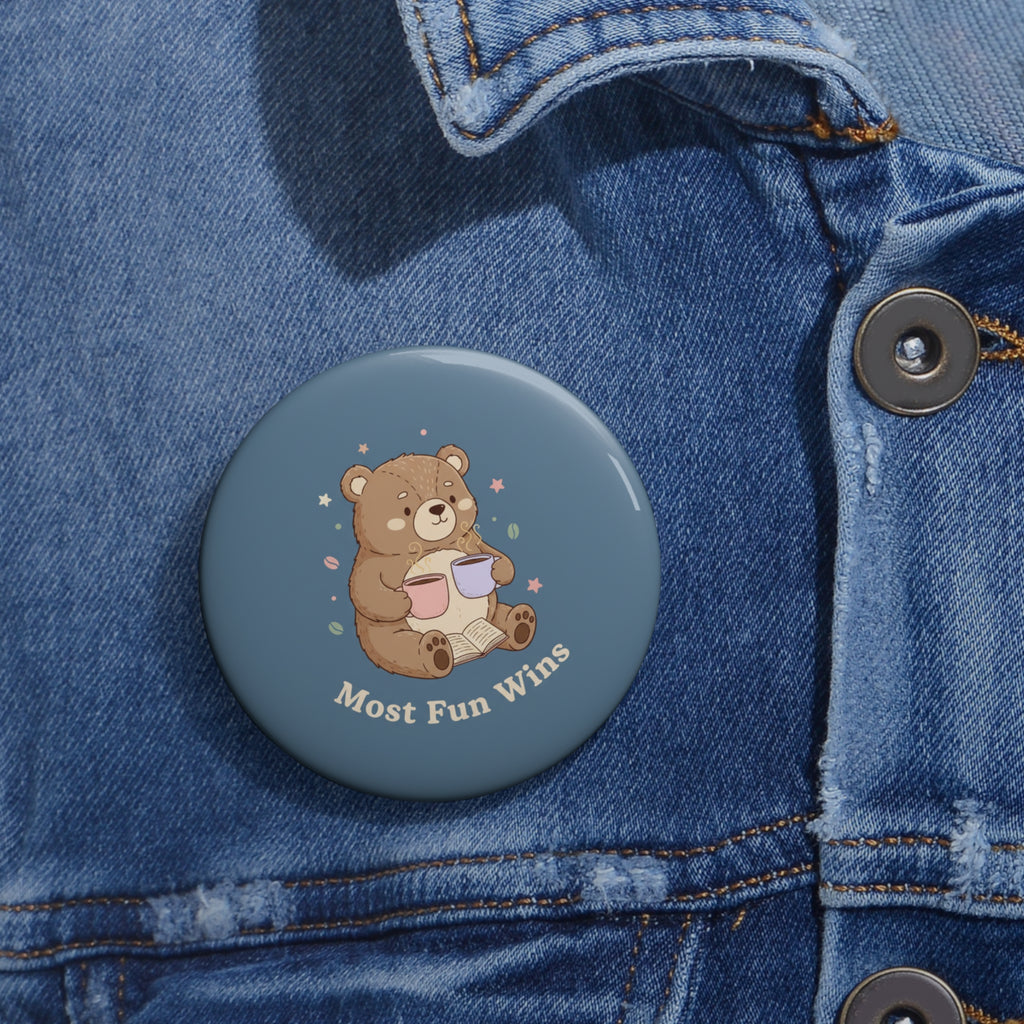 Bear Pin Button – Most Fun Wins