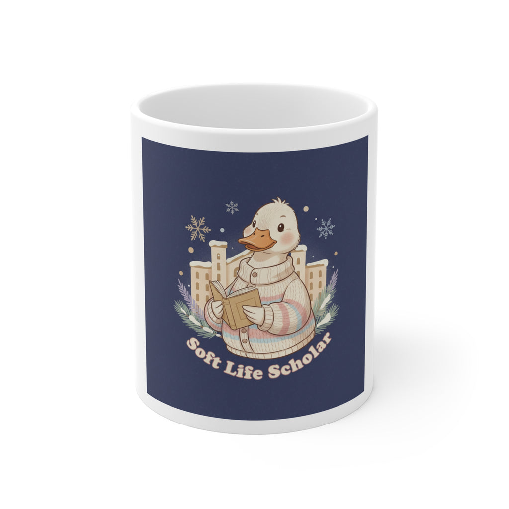 Soft Life Scholar Cozy bear Mug 11oz