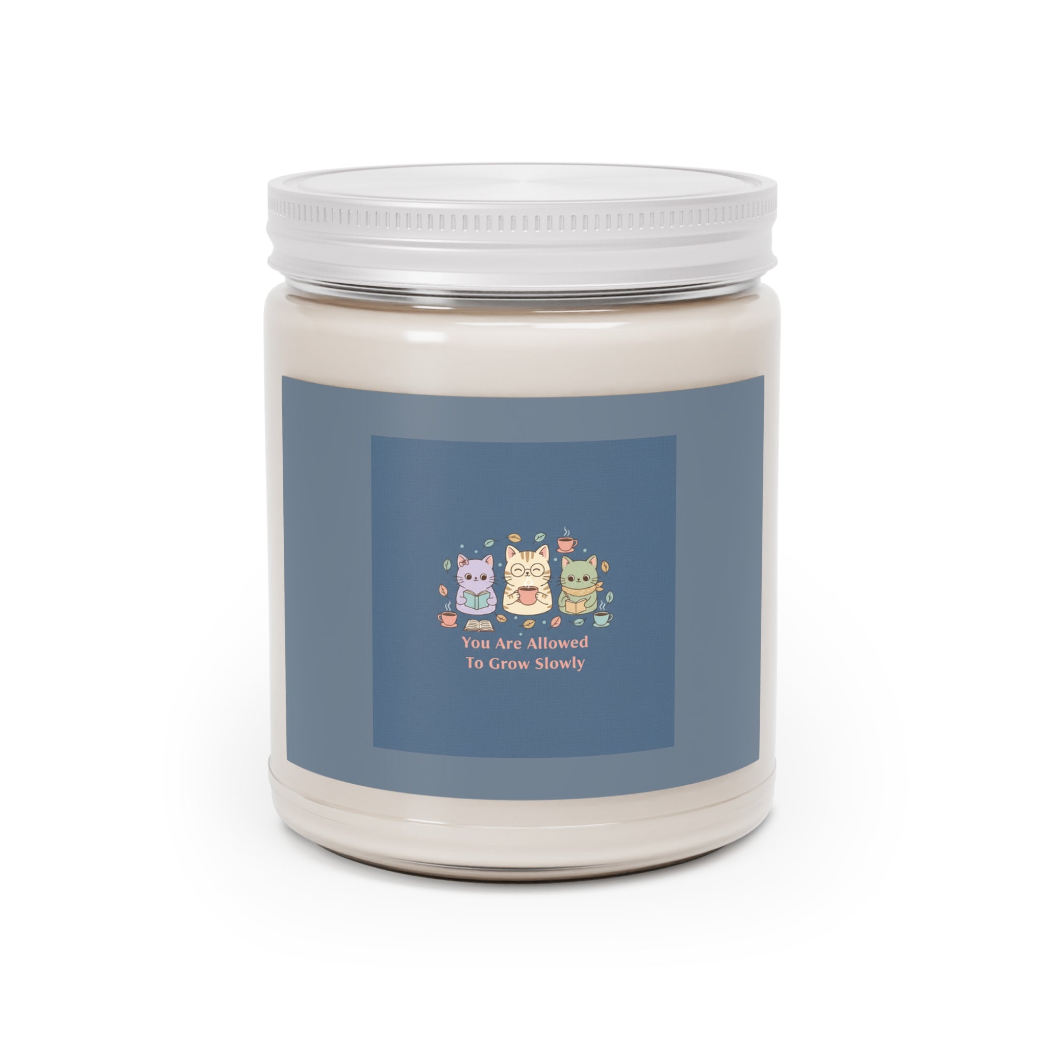 Cats With Glasses Scented Candle – You Are Allowed to Grow Slowly