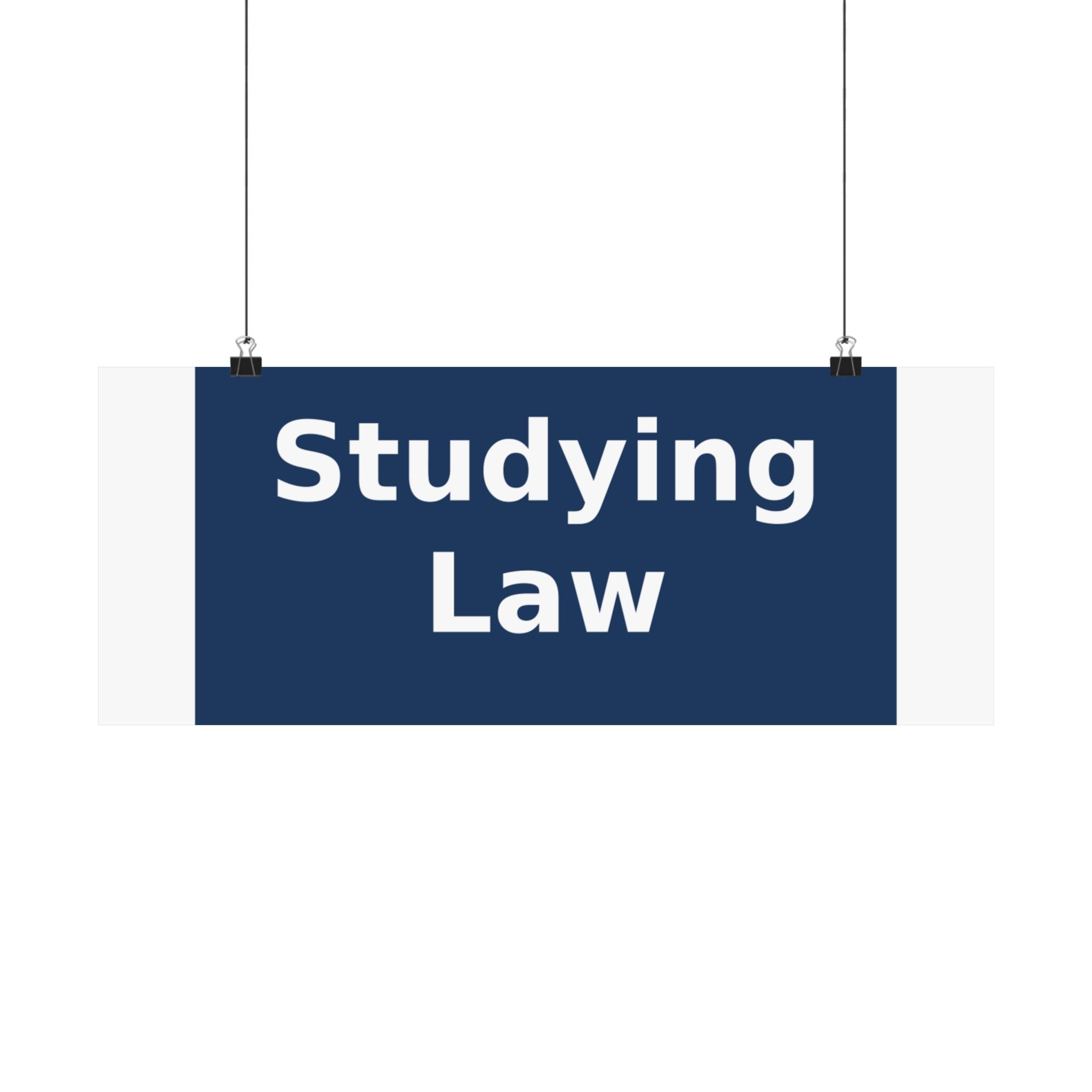 Studying Law - KayKay Poster
