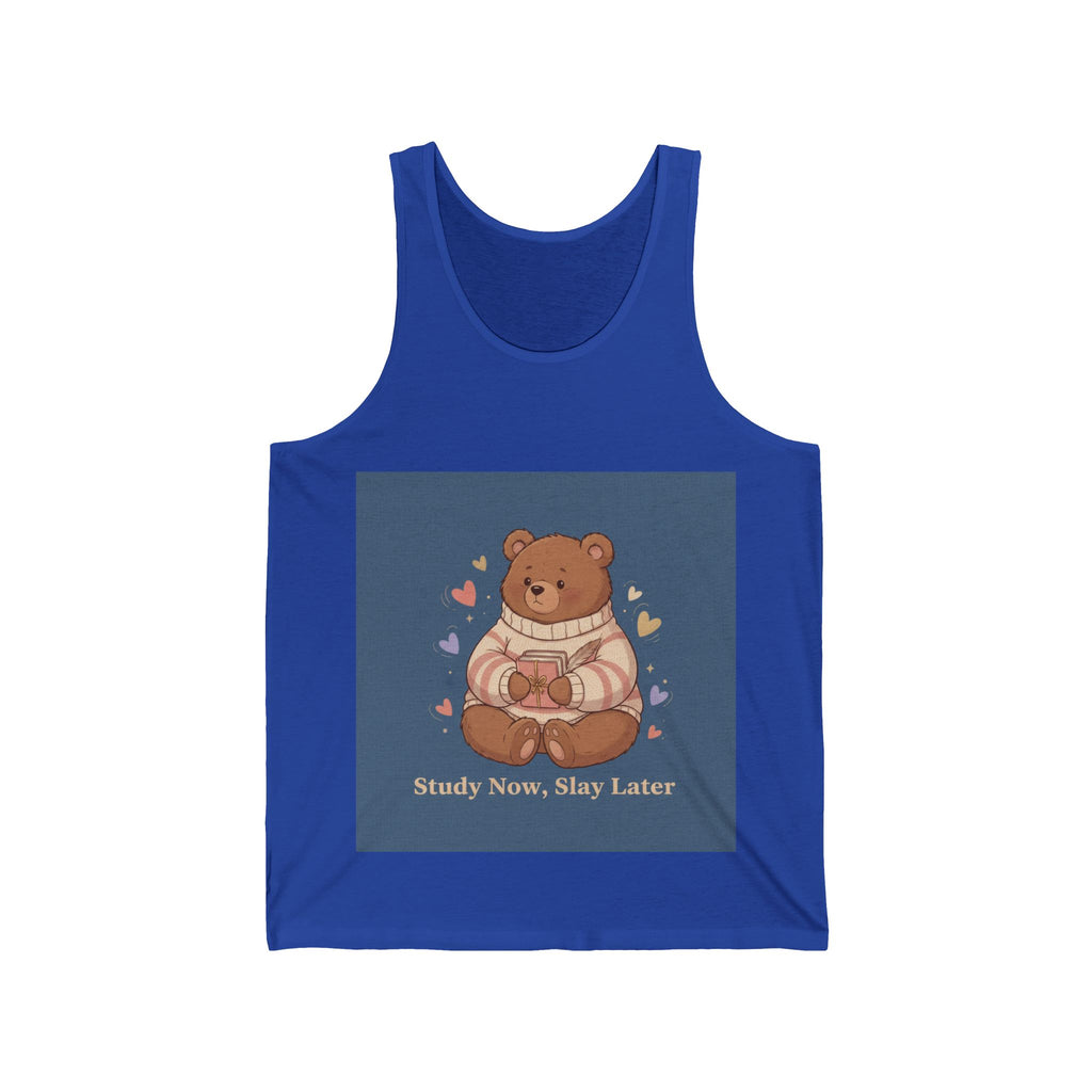 Bear Tank Top – Study Now Slay Later
