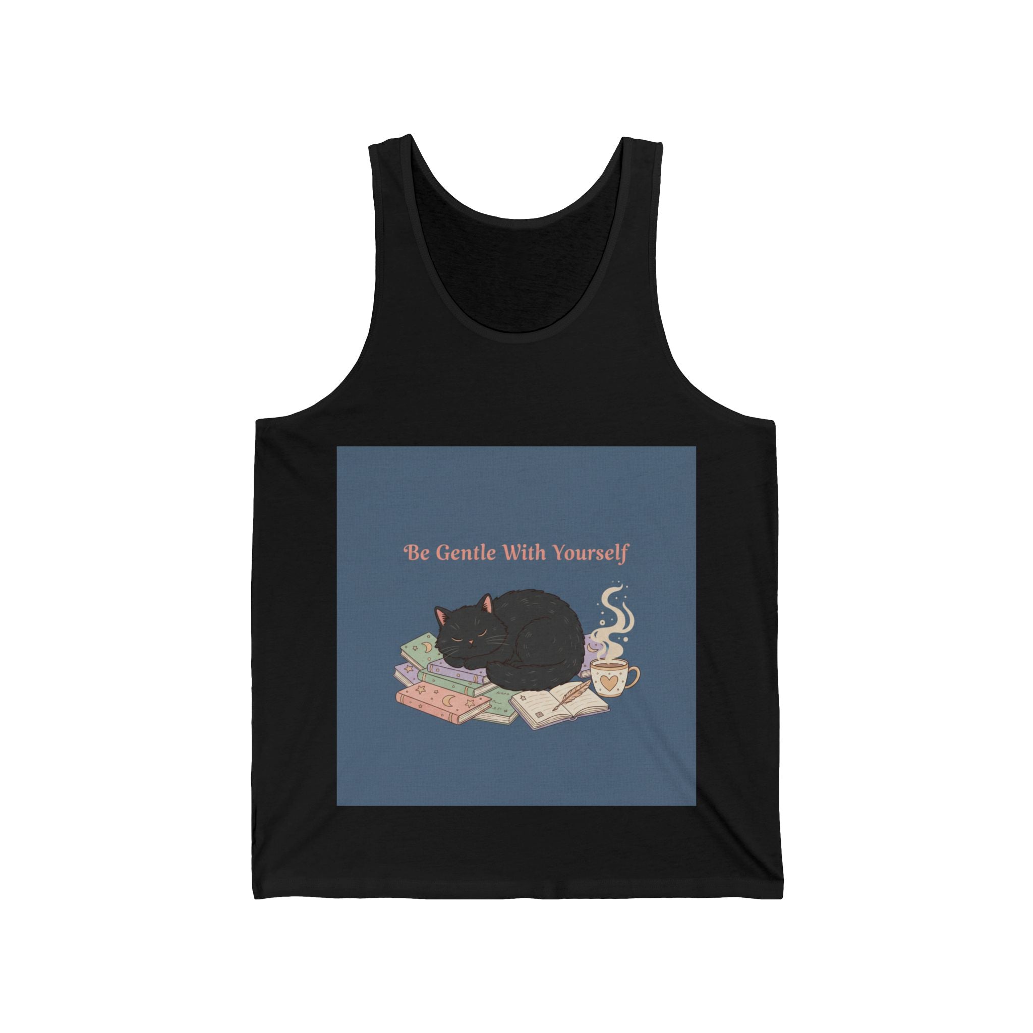 Black Cat Tank Top – Be Gentle With Yourself