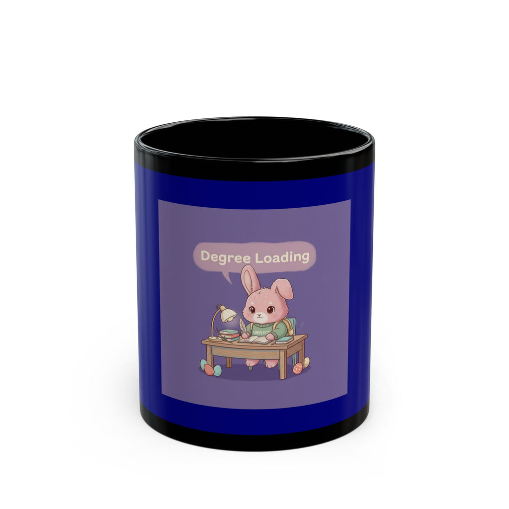 Bunny Black Mug 11oz – Degree Loading