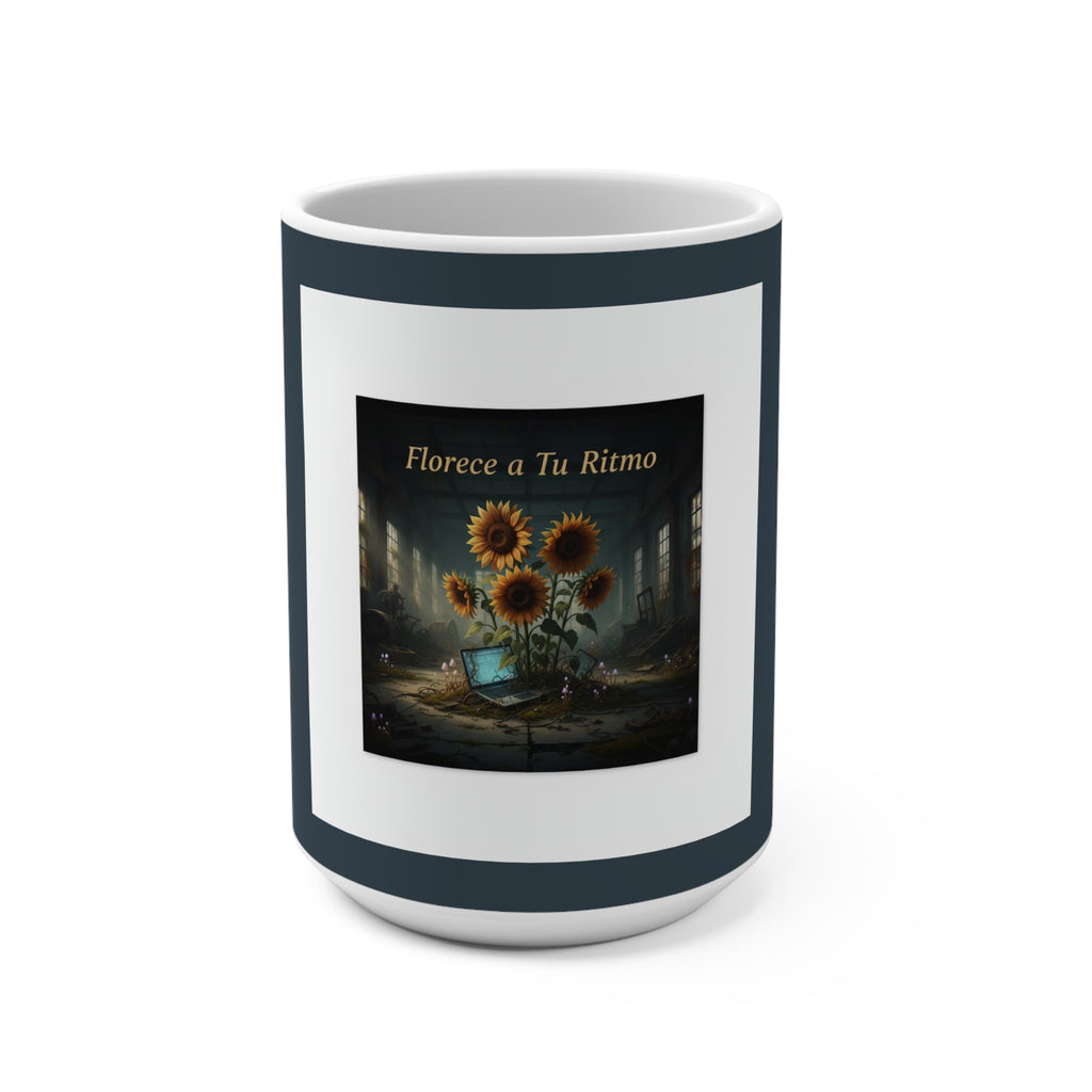 Sunflowers Laptop Mug 15oz – Florece a Tu Ritmo