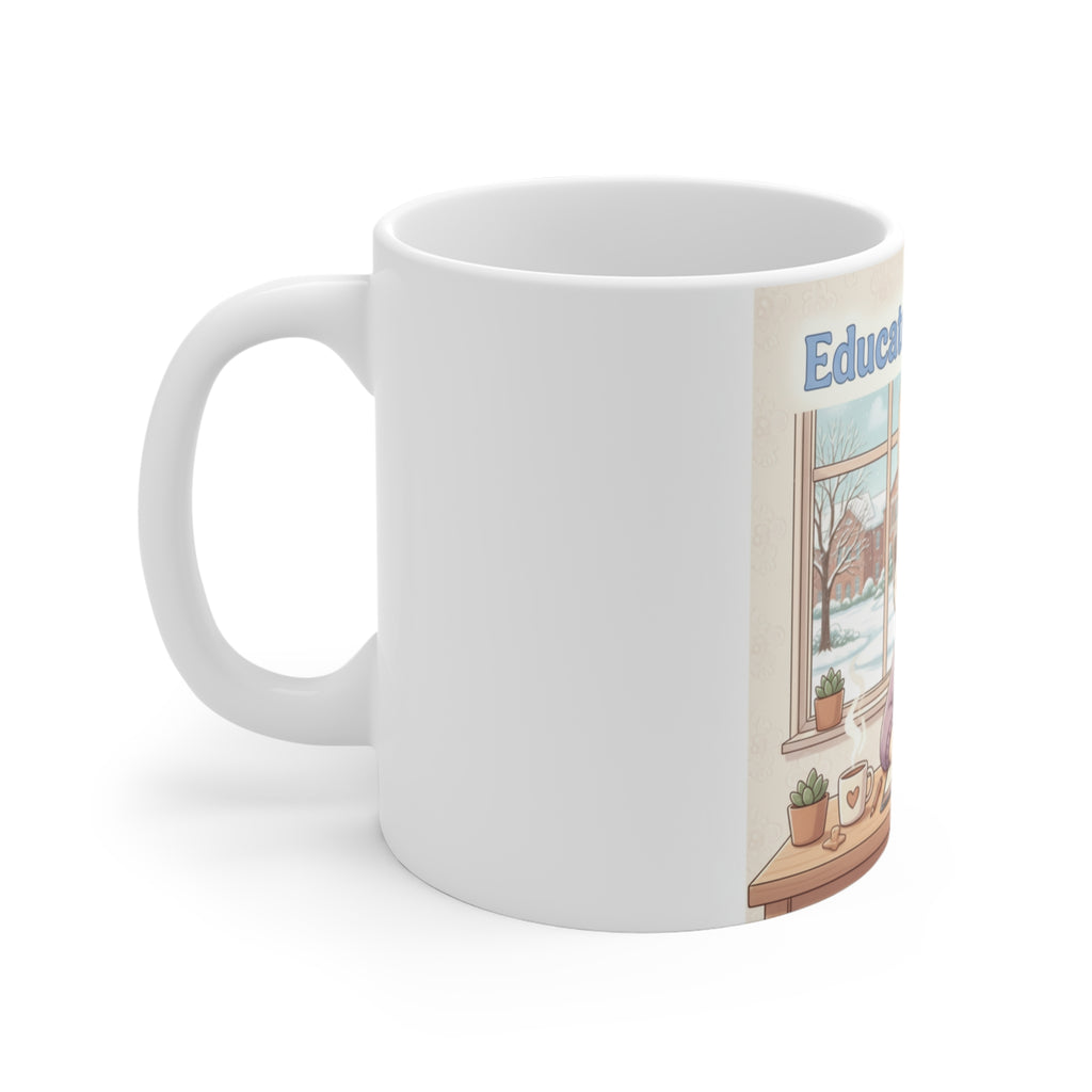 Educated And Cute Rabbit Mug 11oz