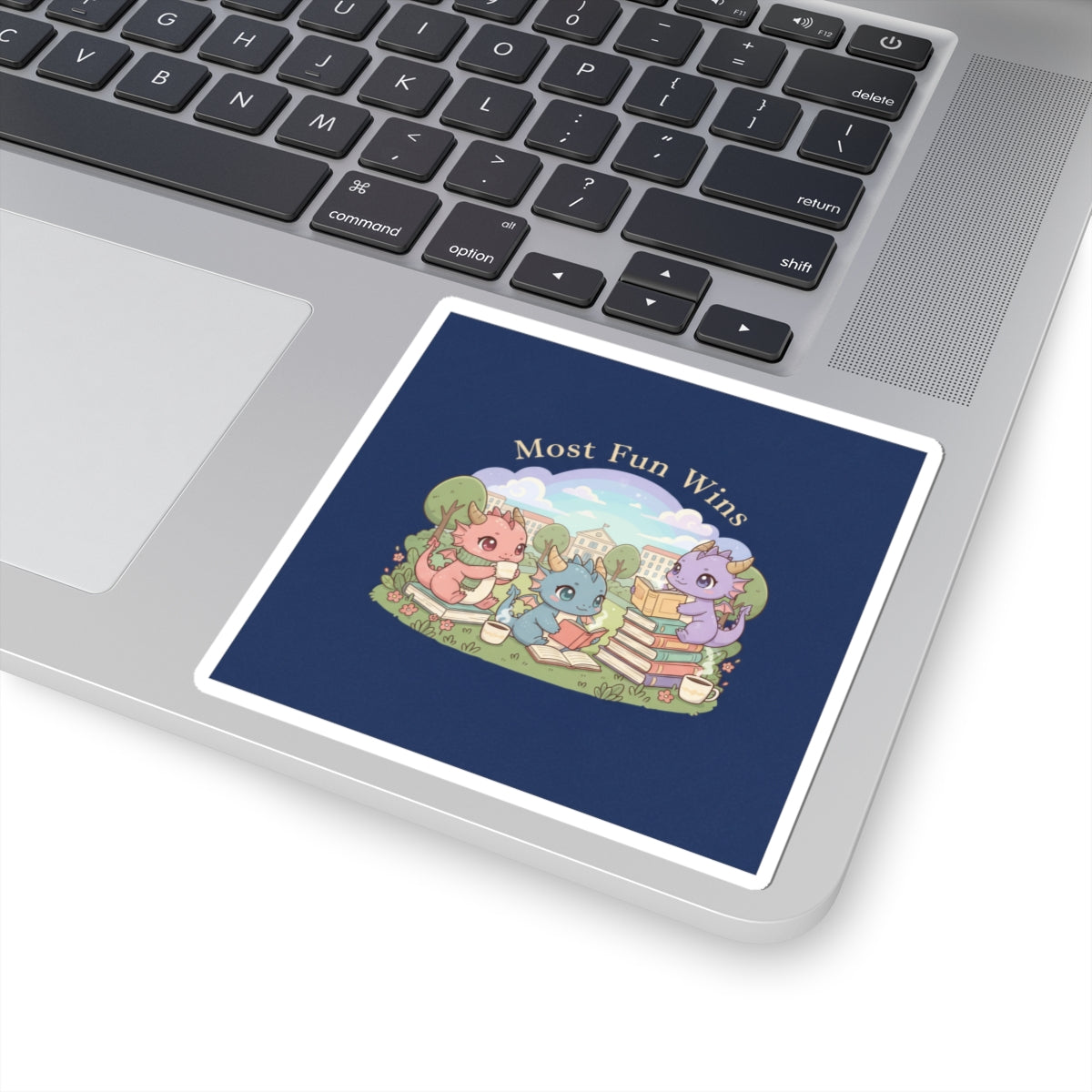 Baby Dragons Kiss-Cut Sticker – Most Fun Wins