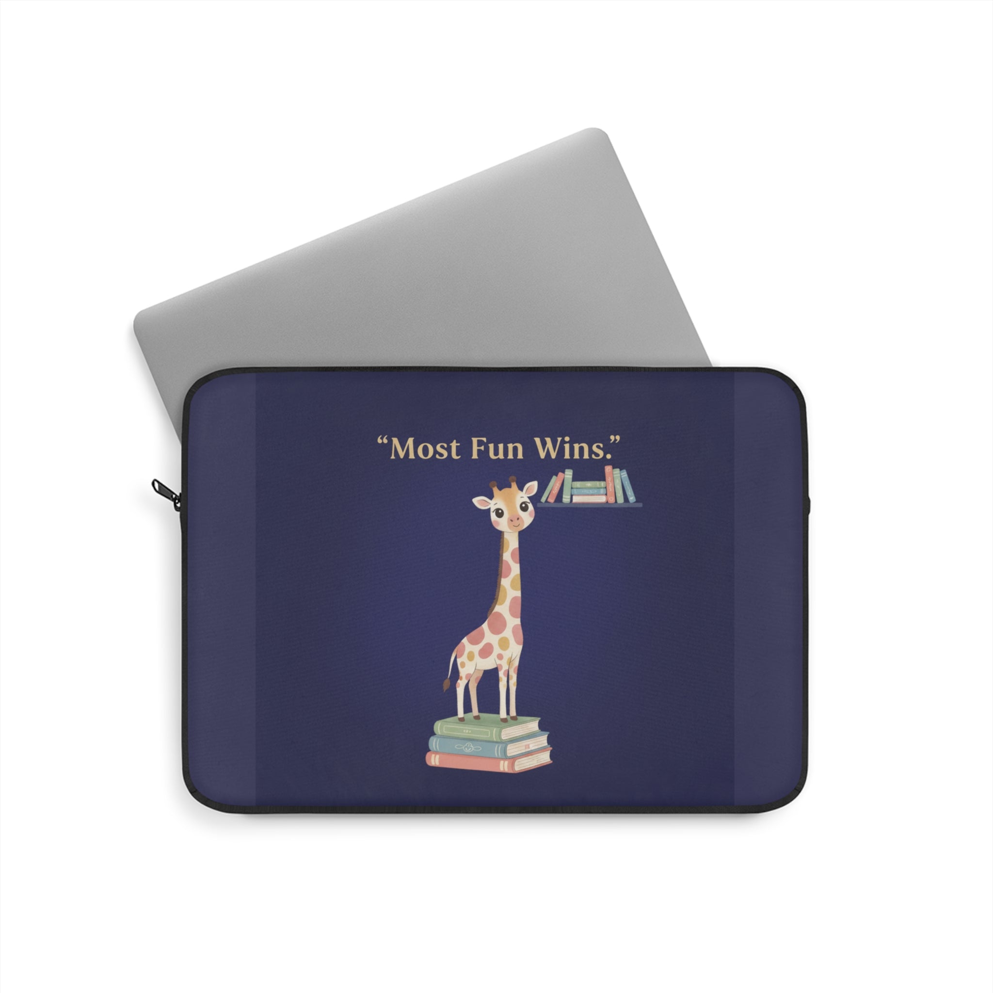 Giraffe Laptop Sleeve – Most Fun Wins