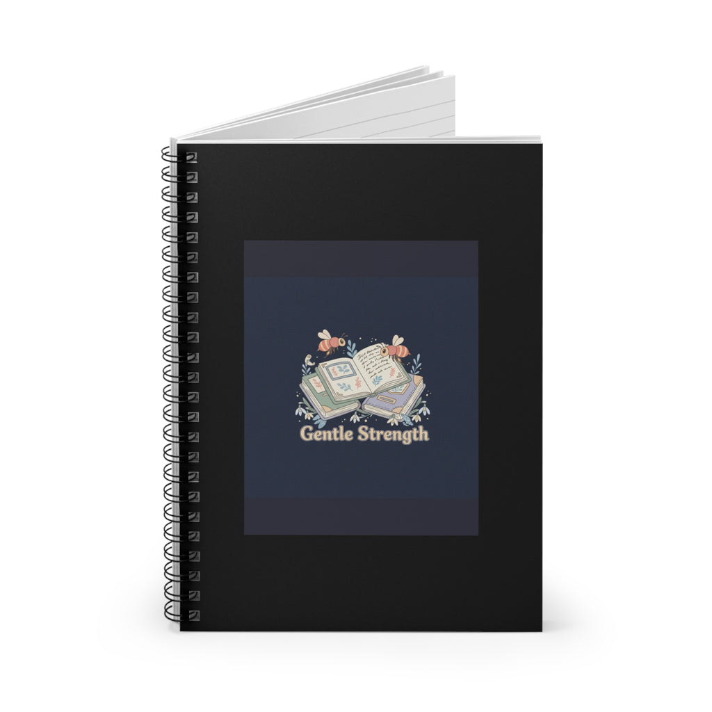 Gentle Strength Bees Spiral Notebook