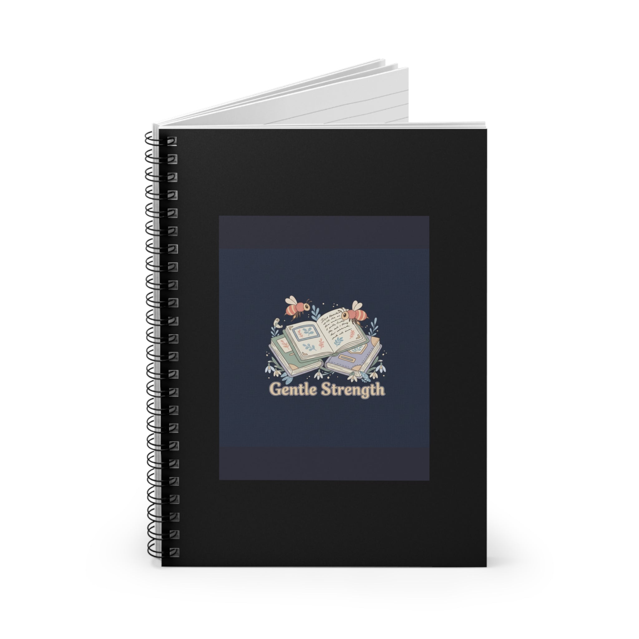 Gentle Strength Bees Spiral Notebook