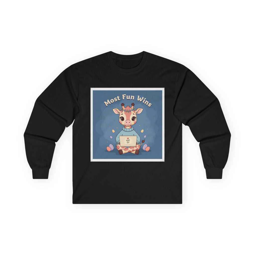 Giraffe Long Sleeve Tee – Most Fun Wins