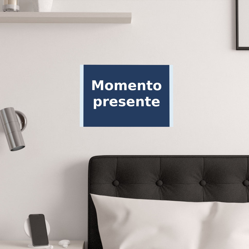 "Momento presente" Black Cat Poster | College Girl Gift | Fashion | KayKay Classics