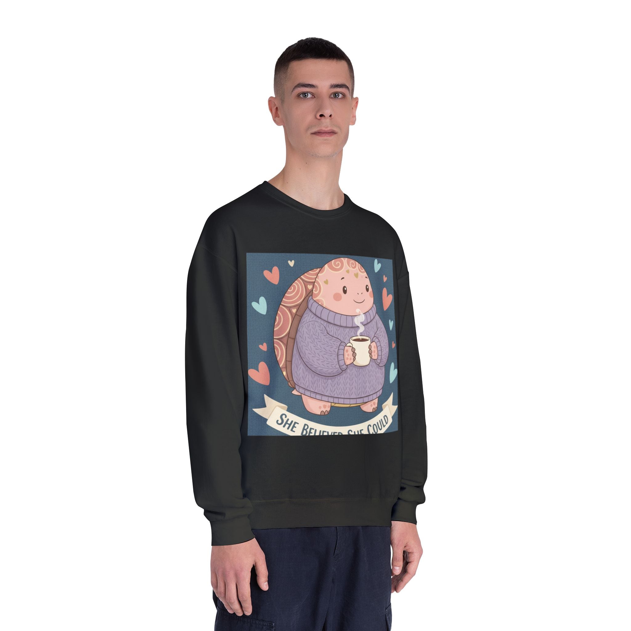 Turtle Crewneck Sweatshirt – She Believed She Could