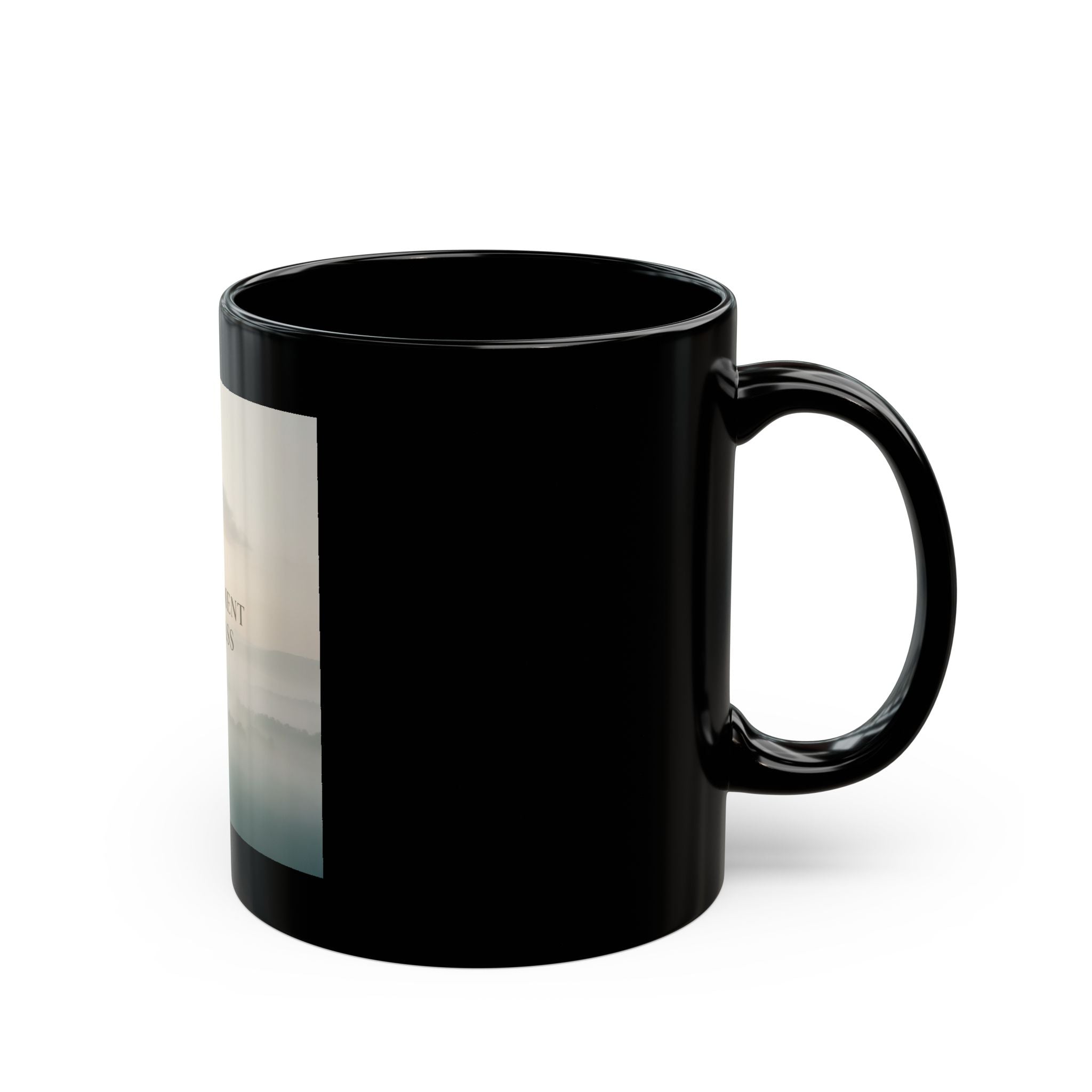 THIS MOMENT WILL PASS Black Mug