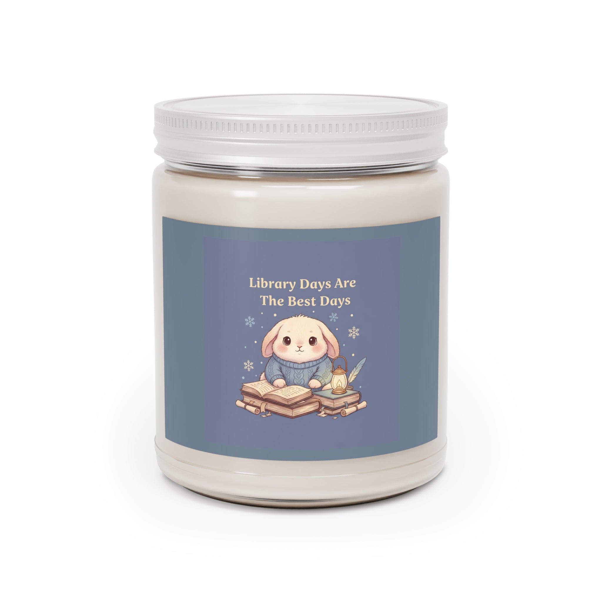 Bunny Scented Candle – Library Days Are the Best Days