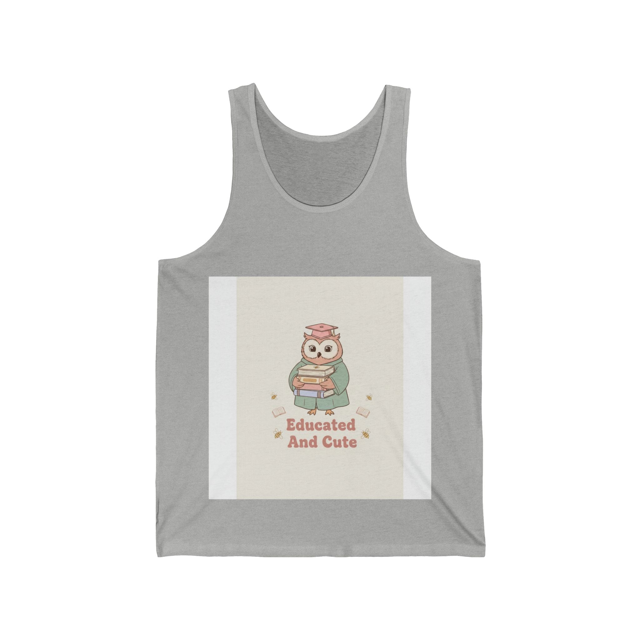 Educated And Cute Owl Tank Top