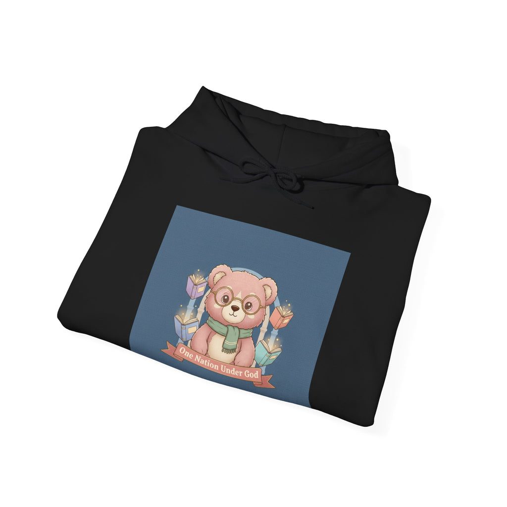 Bear Hoodie – One Nation Under God