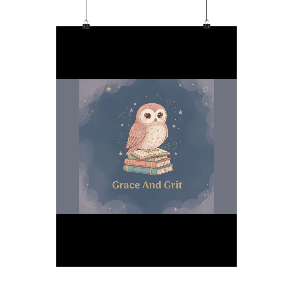 Owl Poster – Grace and Grit
