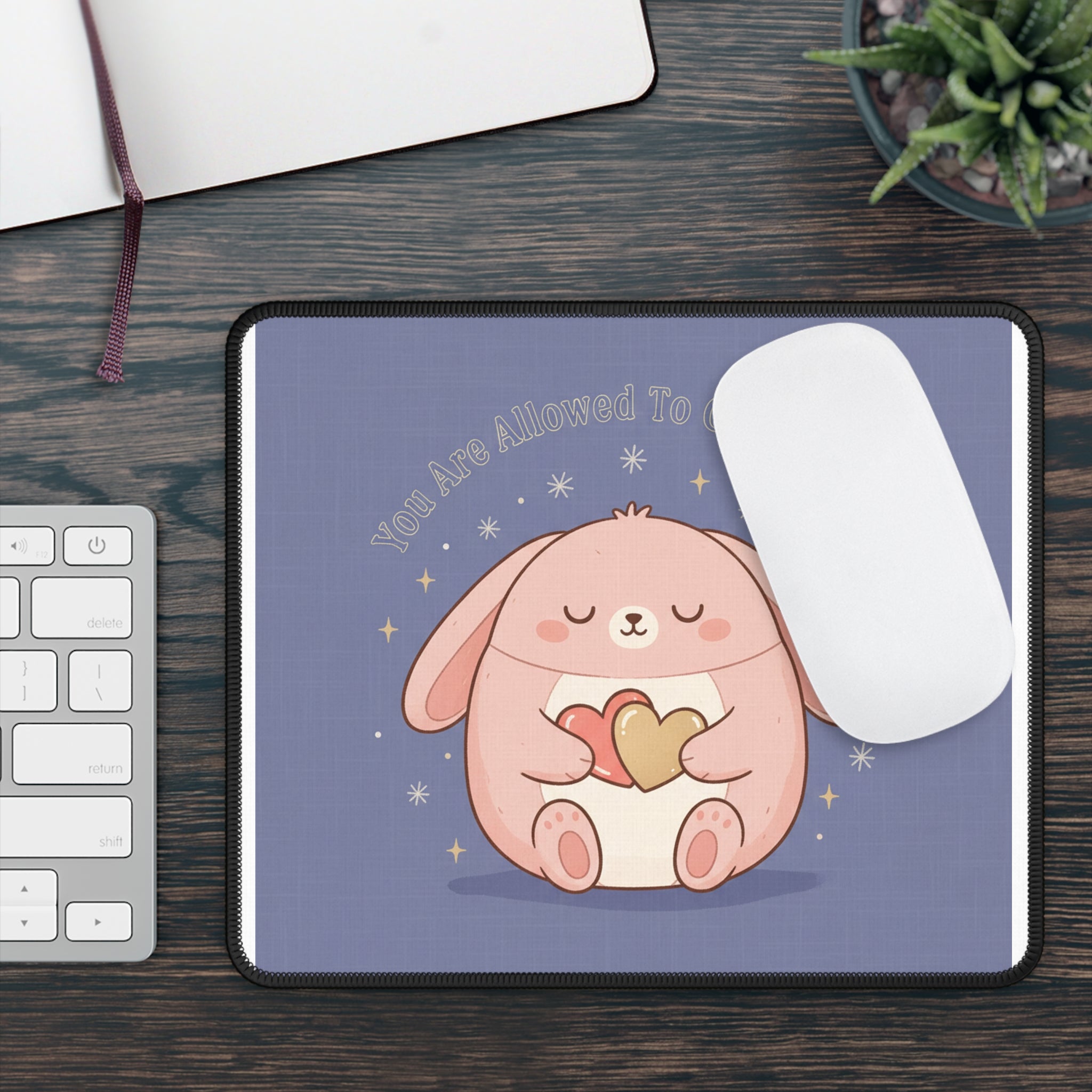 Rabbit Mouse Pad – You Are Allowed to Grow Slowly
