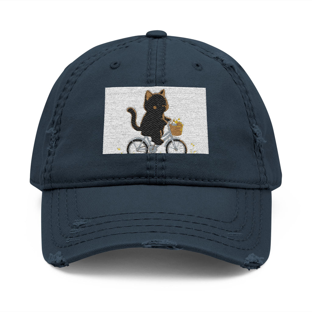 "Study Hard Dream Big" Black Cat Dad Hat | College Girl Gift | Fashion | KayKay Classics