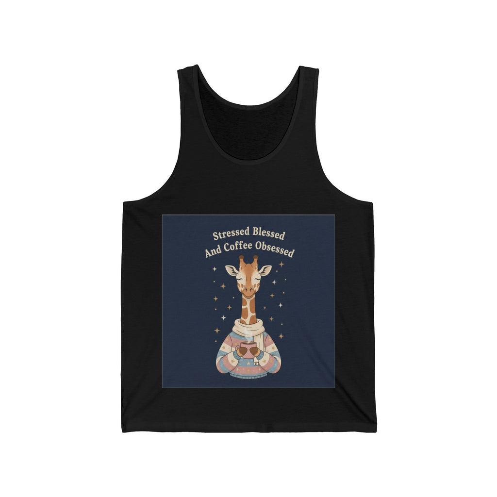 Bunny Tank Top – Stressed Blessed and Coffee Obsessed