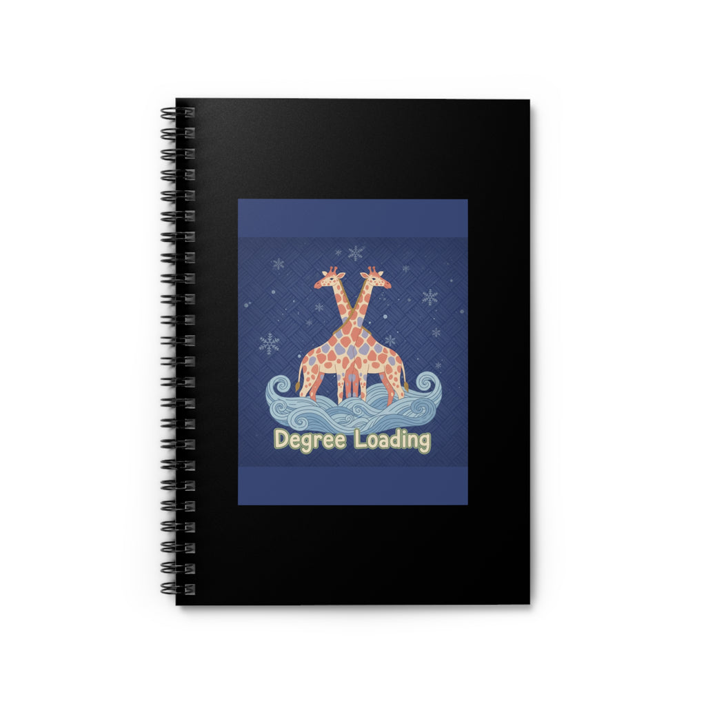 Degree Loading Giraffe Spiral Notebook