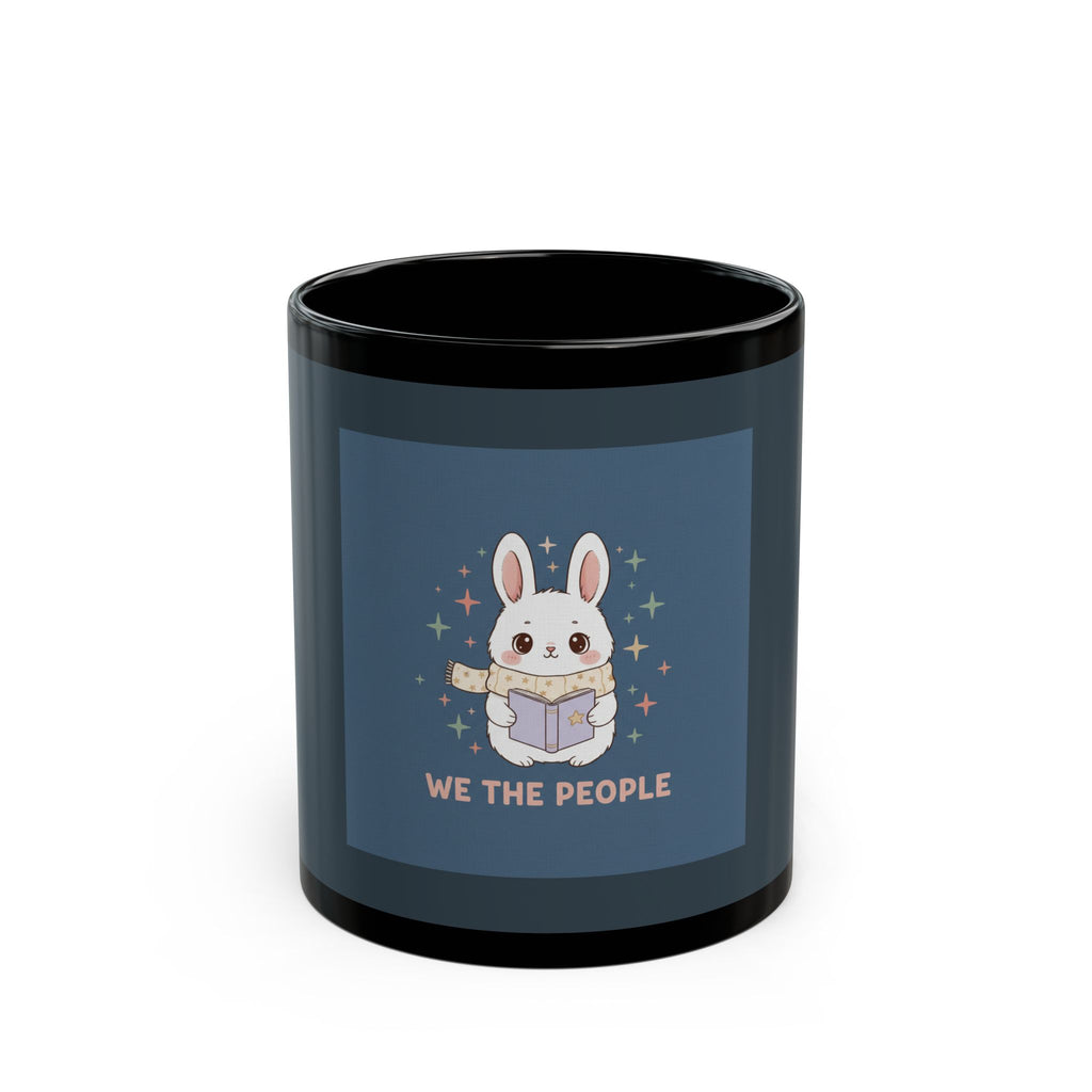 Bunny Black Mug 11oz – We the People