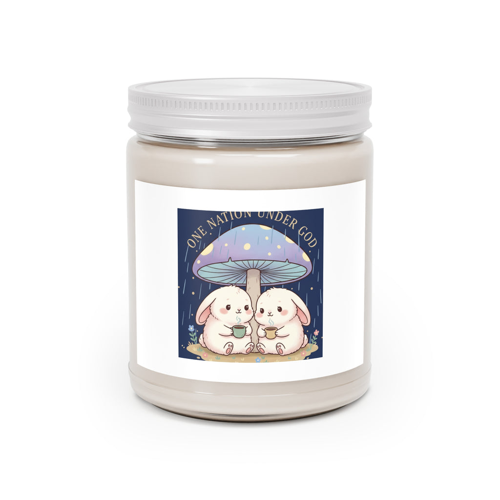 Two Cute Bunnies Scented Candle – One Nation Under God