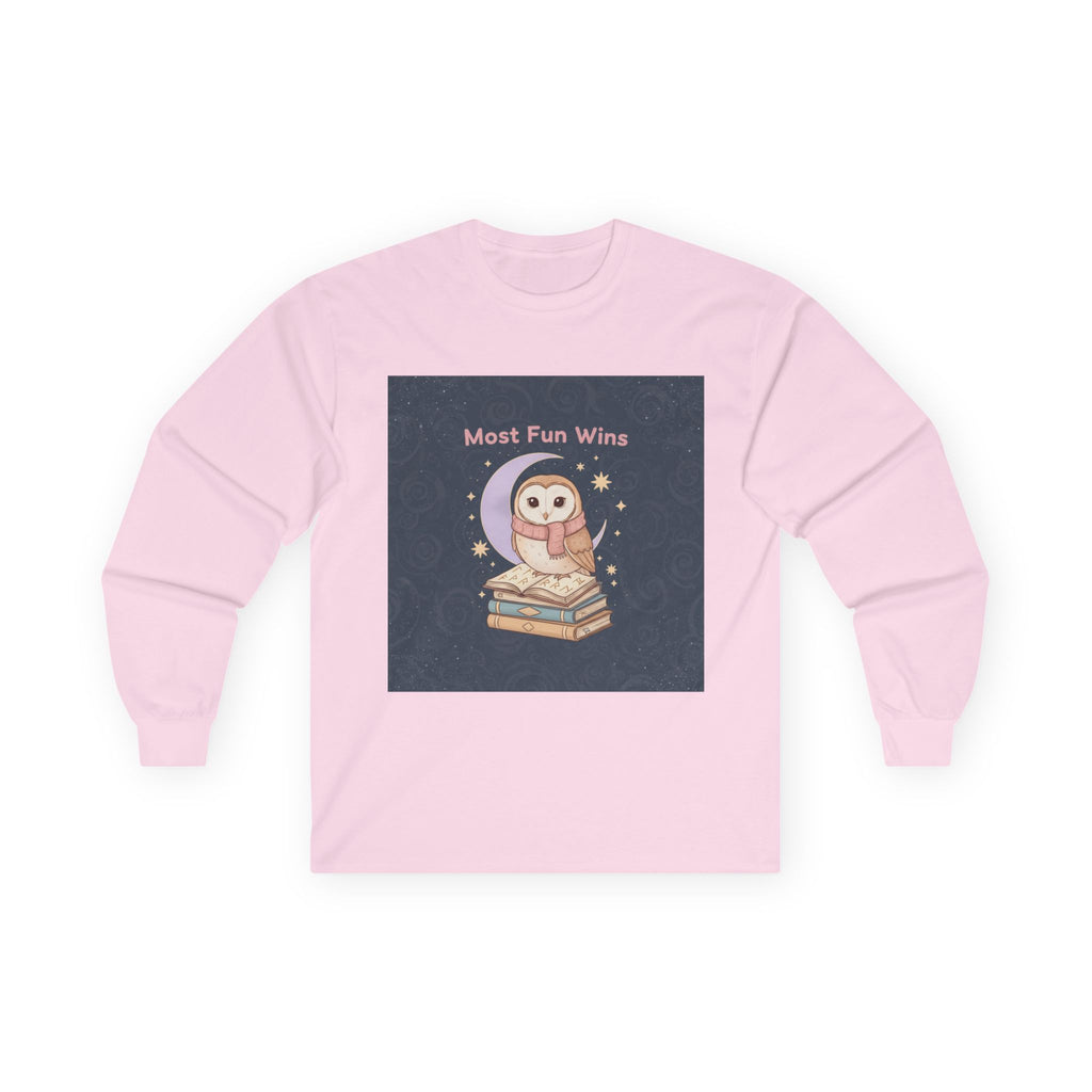 Owl Long Sleeve Tee – Most Fun Wins