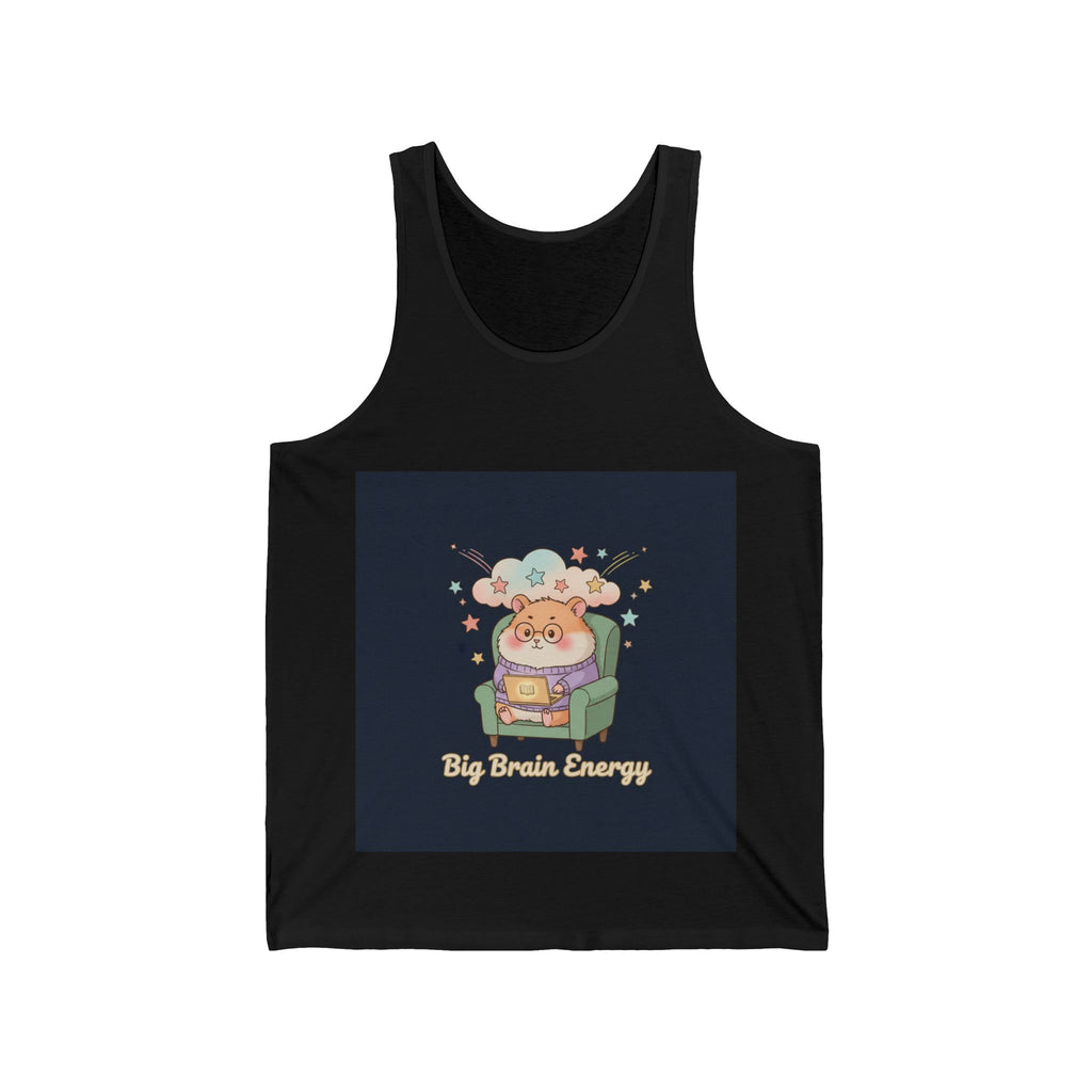Big Brain Energy Hamster Tank Top