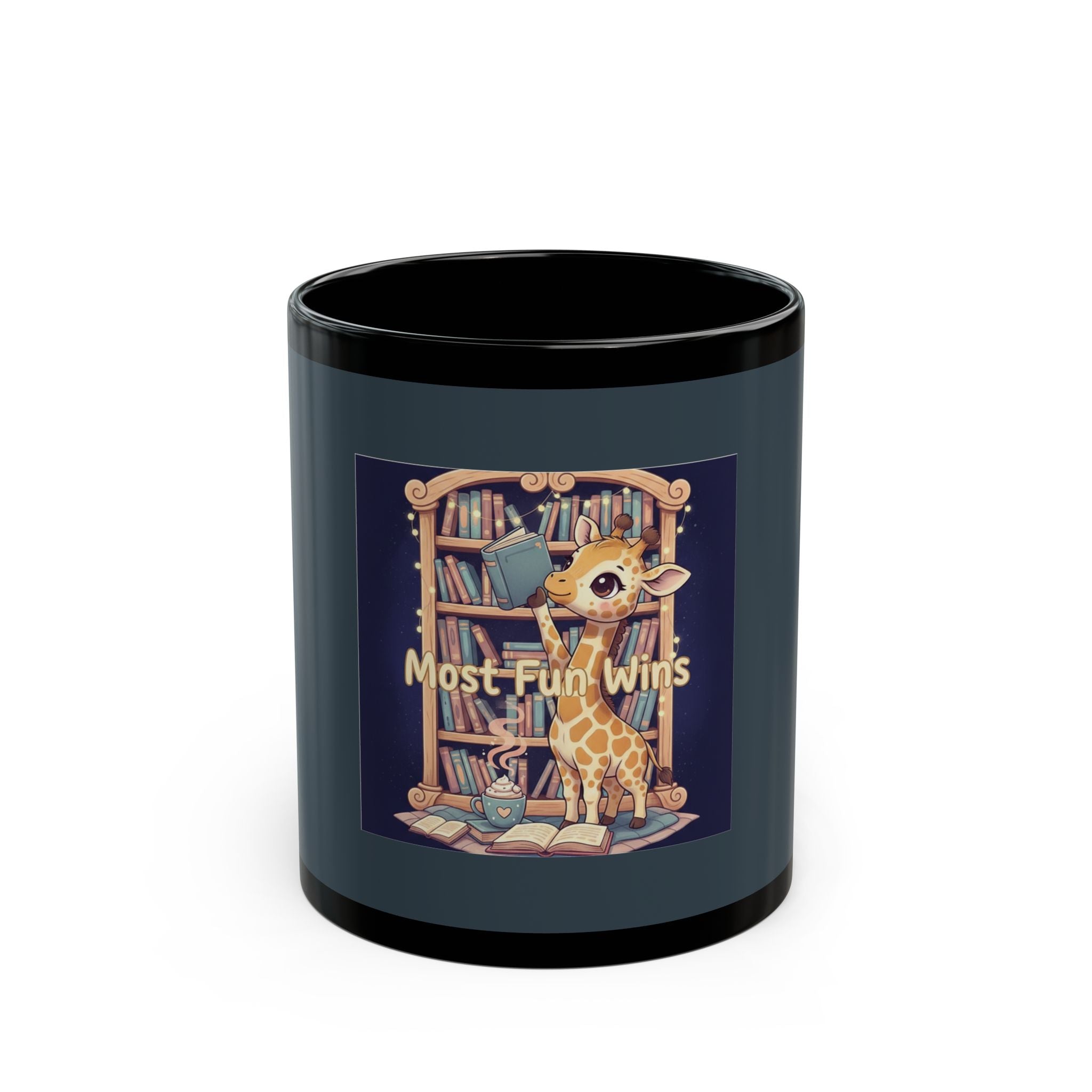 Giraffe Black Mug 11oz – Most Fun Wins