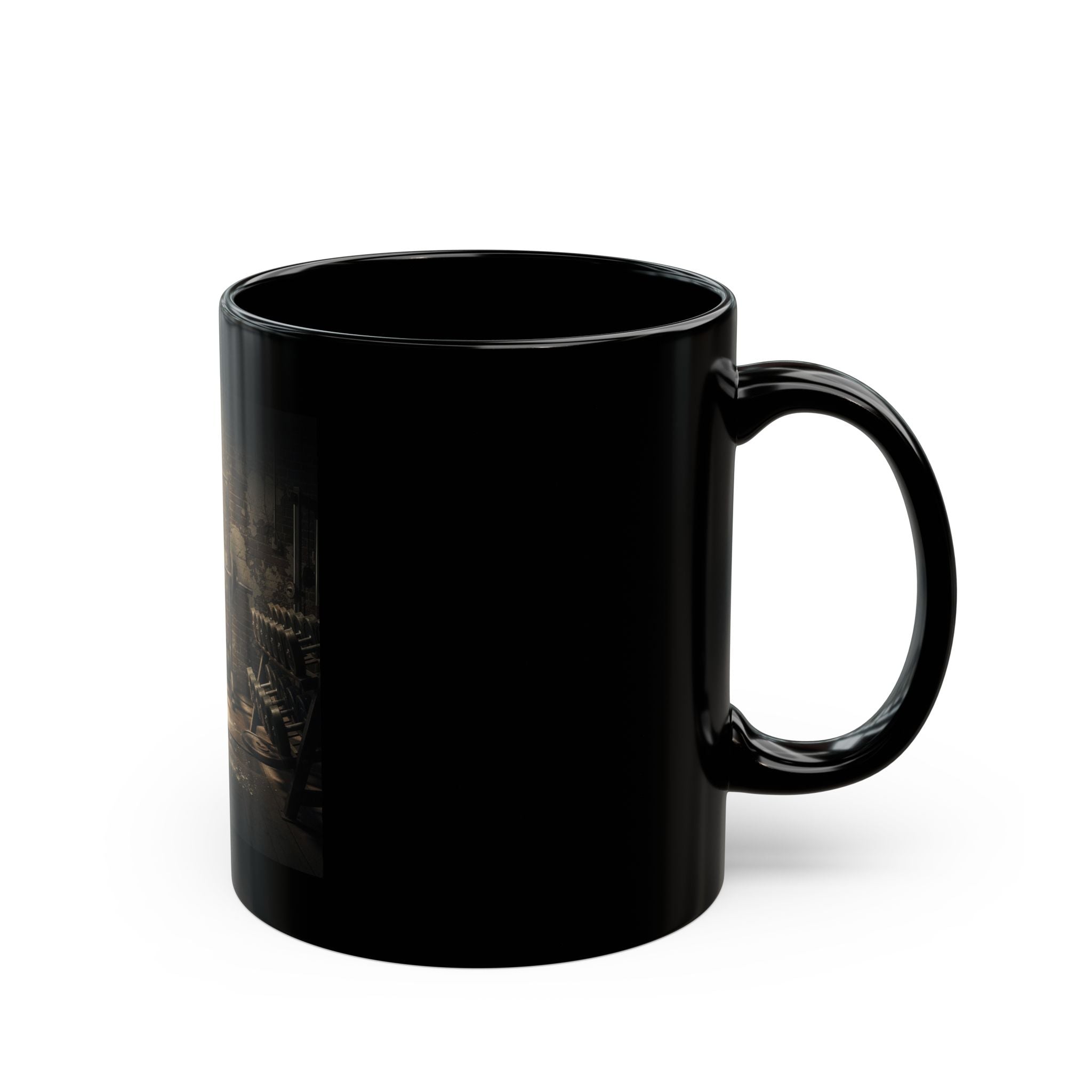 none Black Mug
