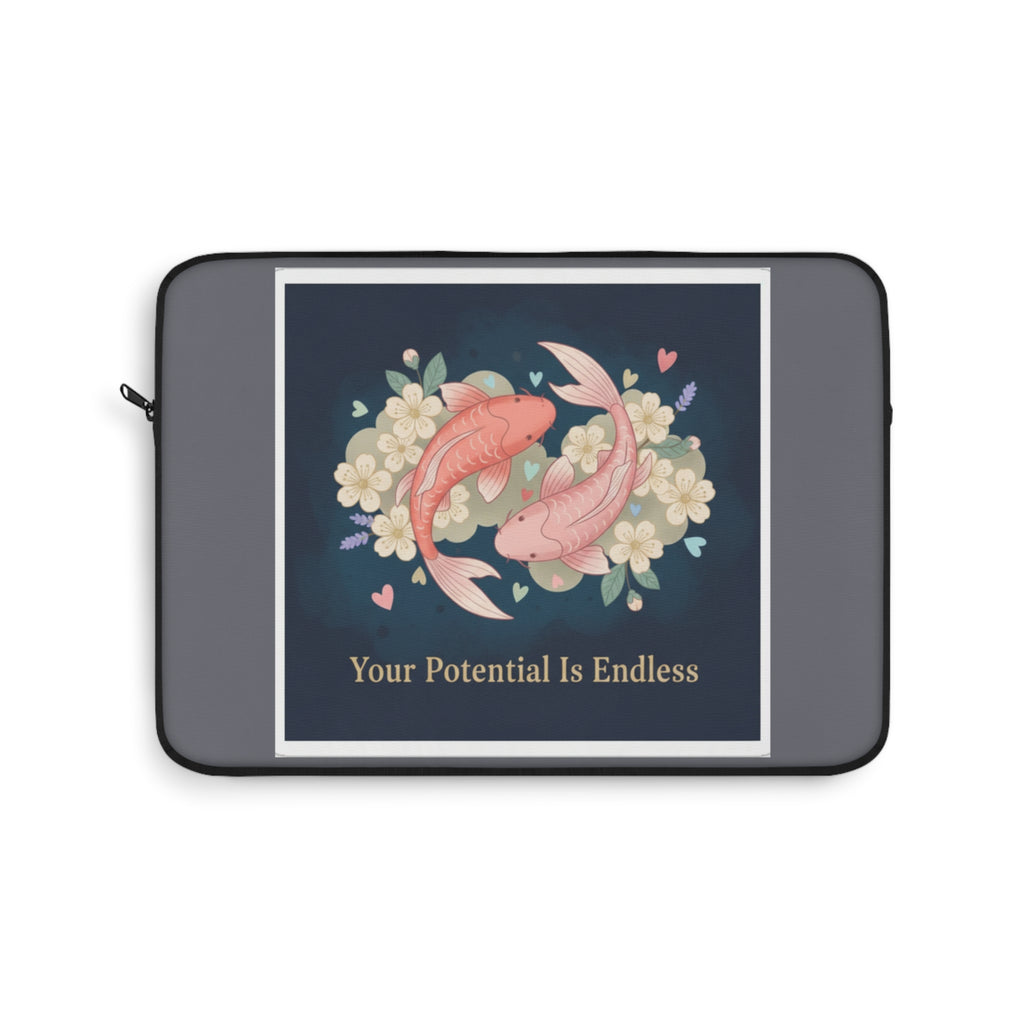Koi Laptop Sleeve – Your Potential is Endless
