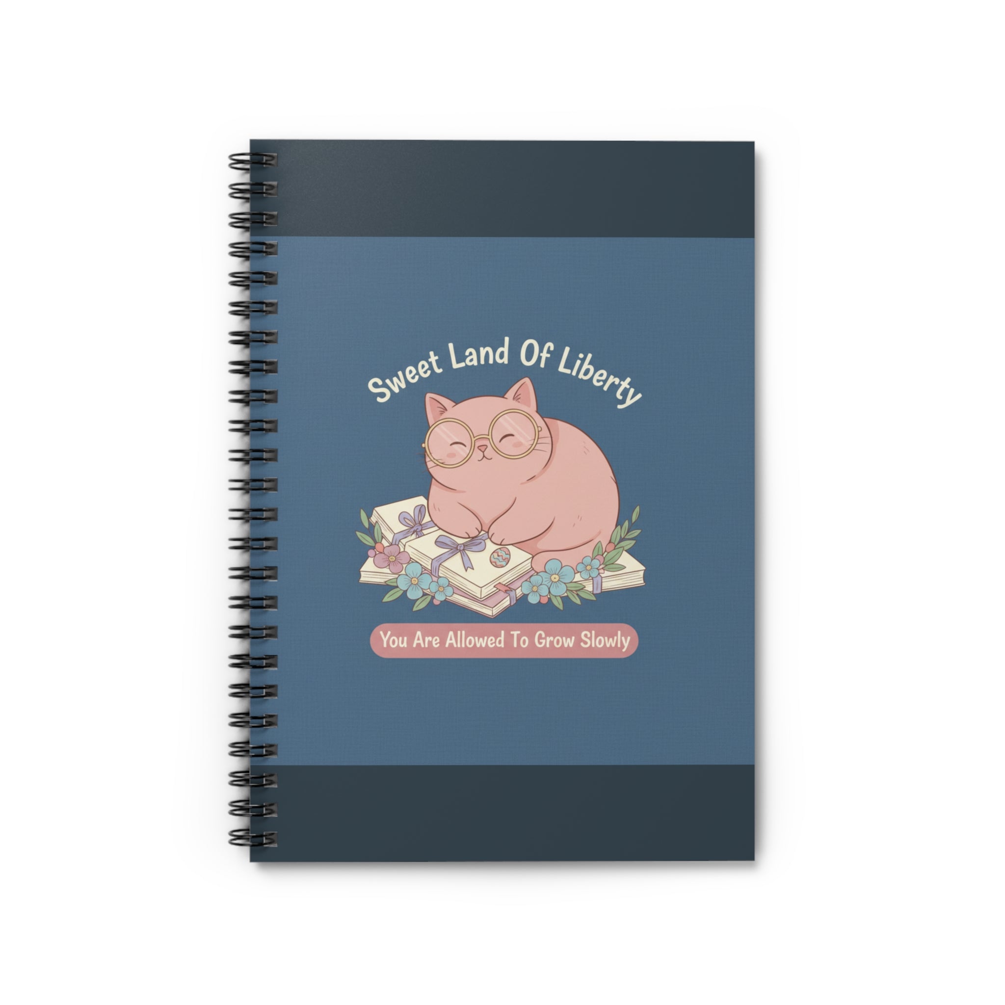 Cat Spiral Notebook – Sweet Land of Liberty