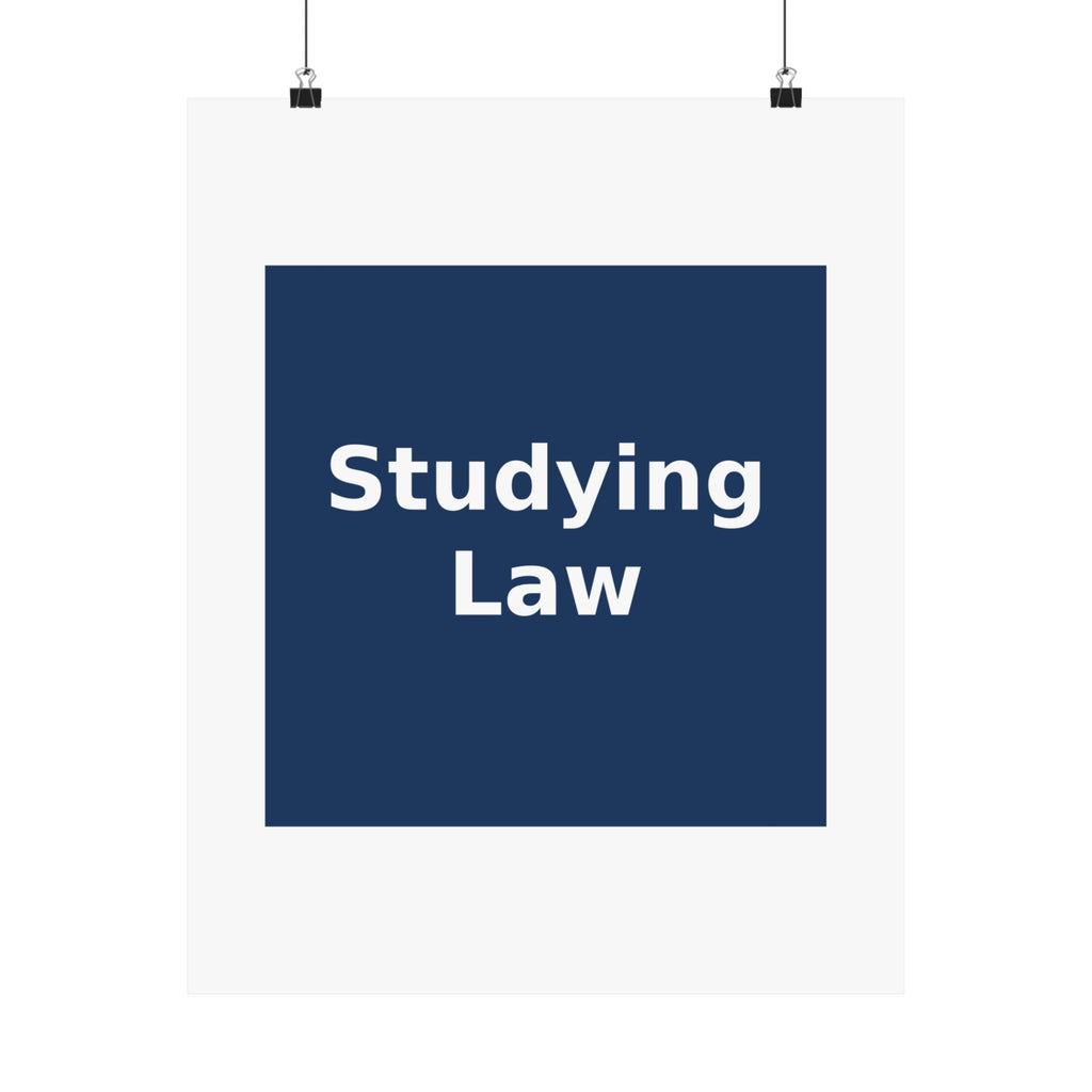 Studying Law - KayKay Poster