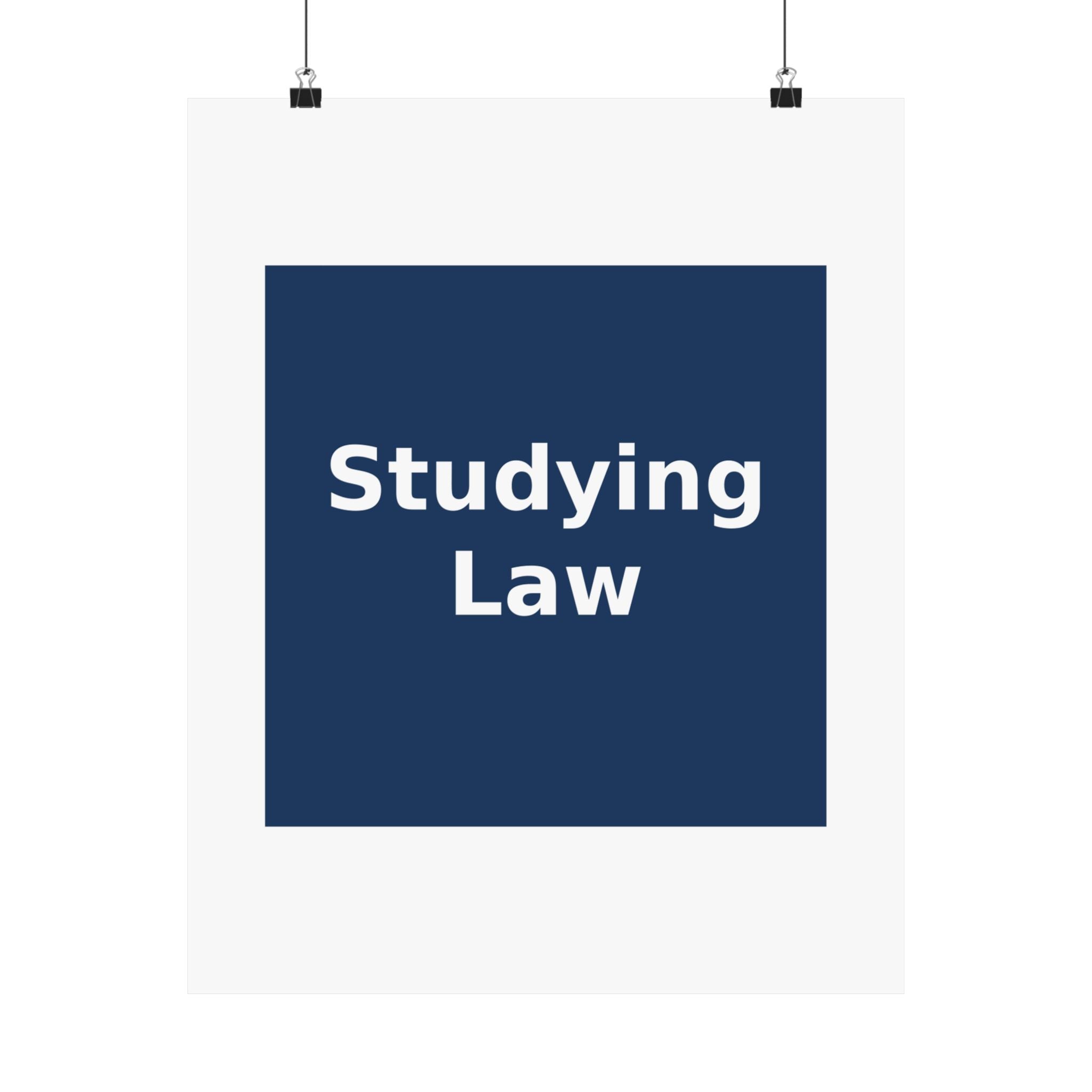Studying Law - KayKay Poster