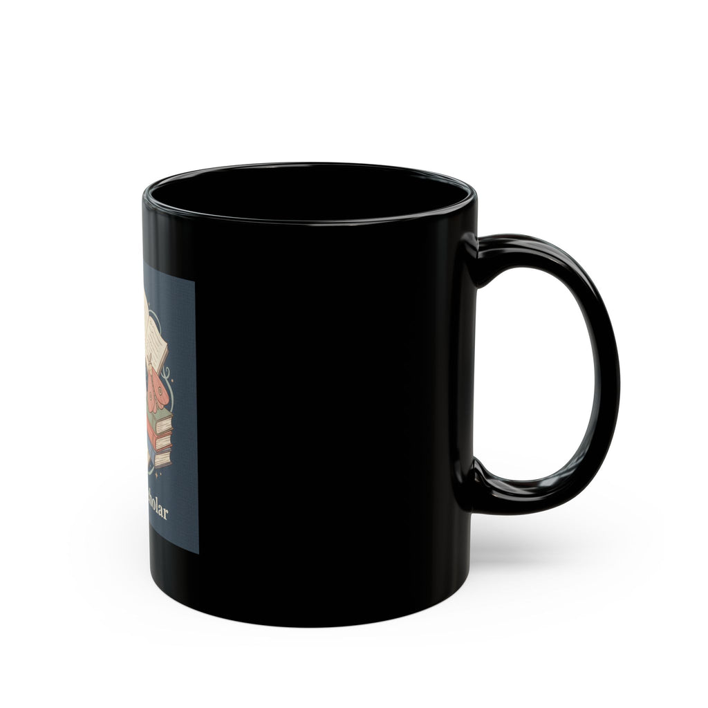 soft life scholar Black Mug 11oz