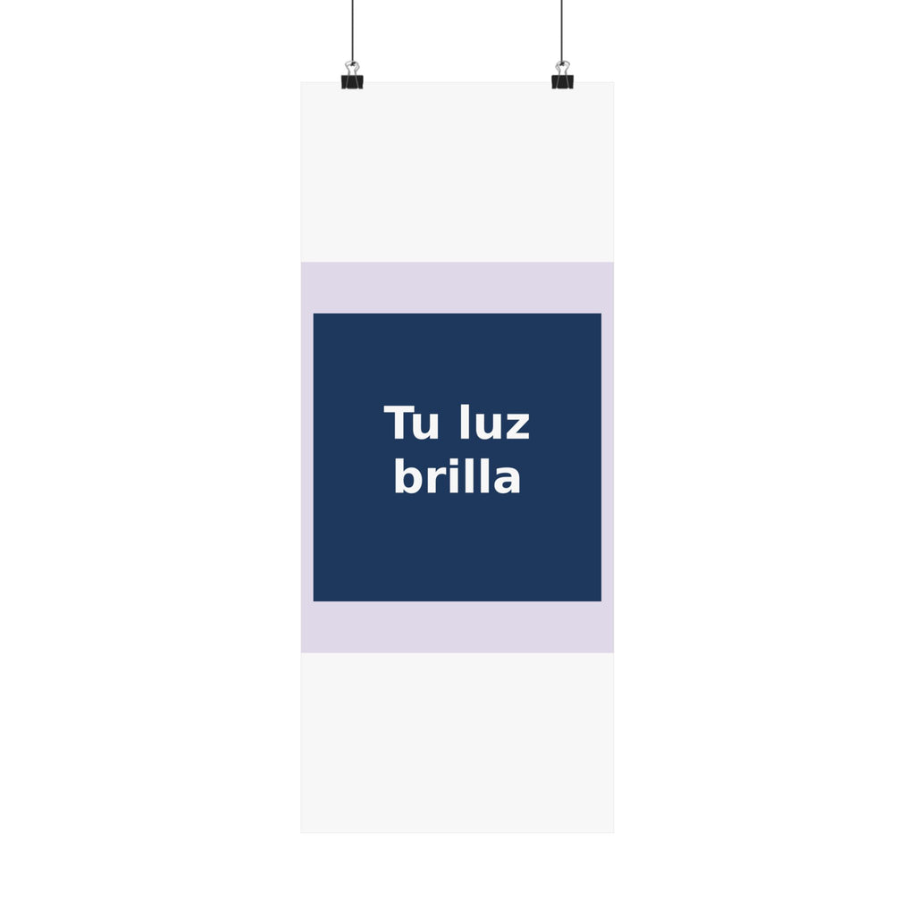 "Tu luz brilla" Black Cat Poster | Trendy Gift for Her | Lifestyle | KayKay Classics