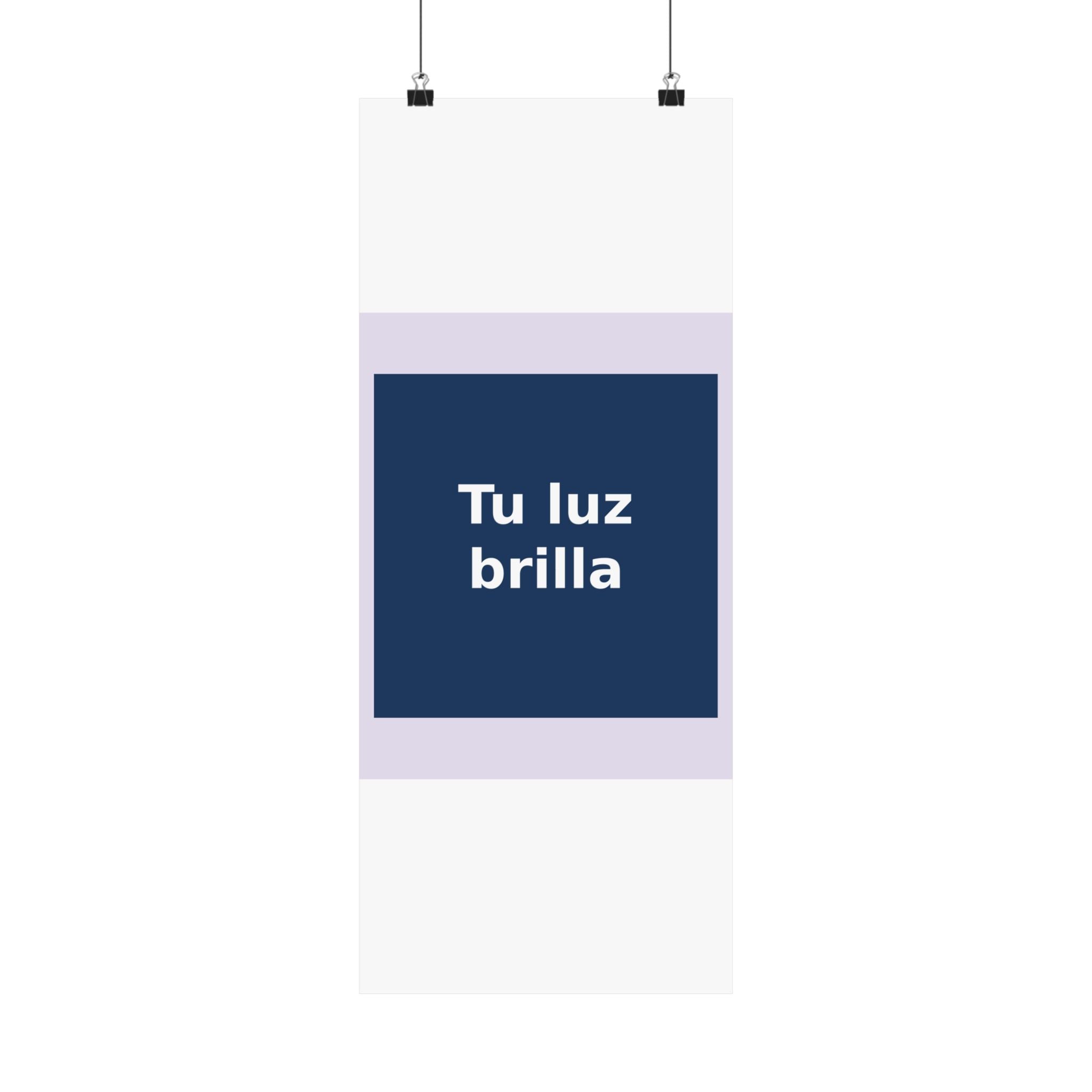 "Tu luz brilla" Black Cat Poster | Trendy Gift for Her | Lifestyle | KayKay Classics