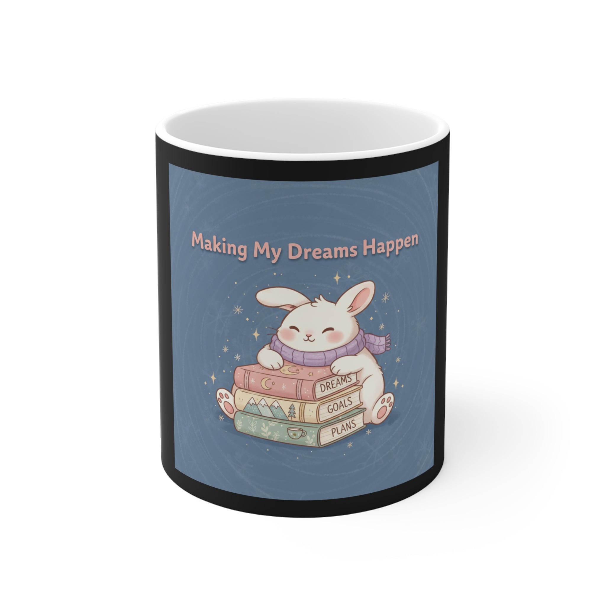 Rabbit Mug 11oz – Making My Dreams Happen